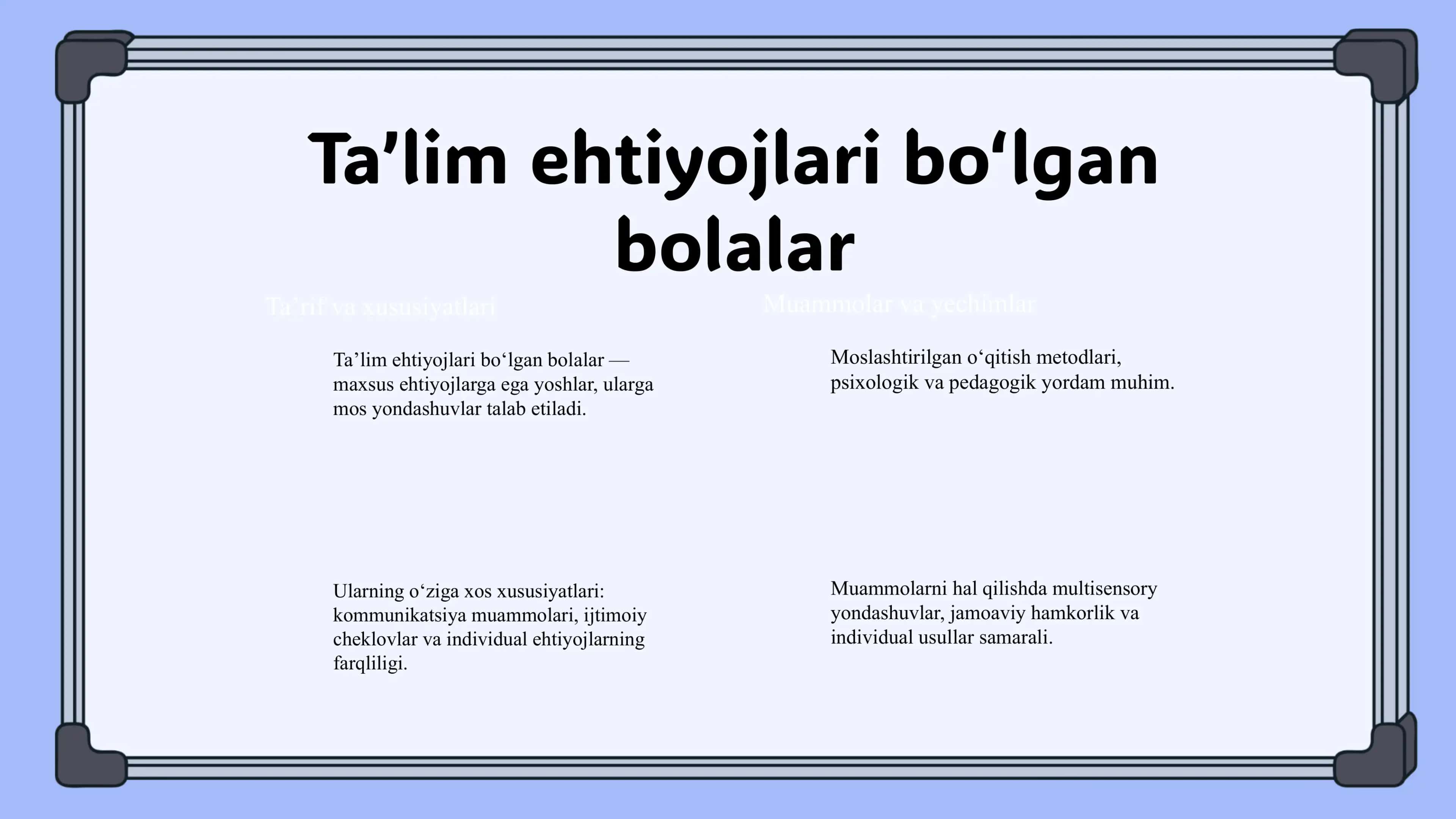 Inklyuziv ta’limning Maqsad va Printsipiklari 3