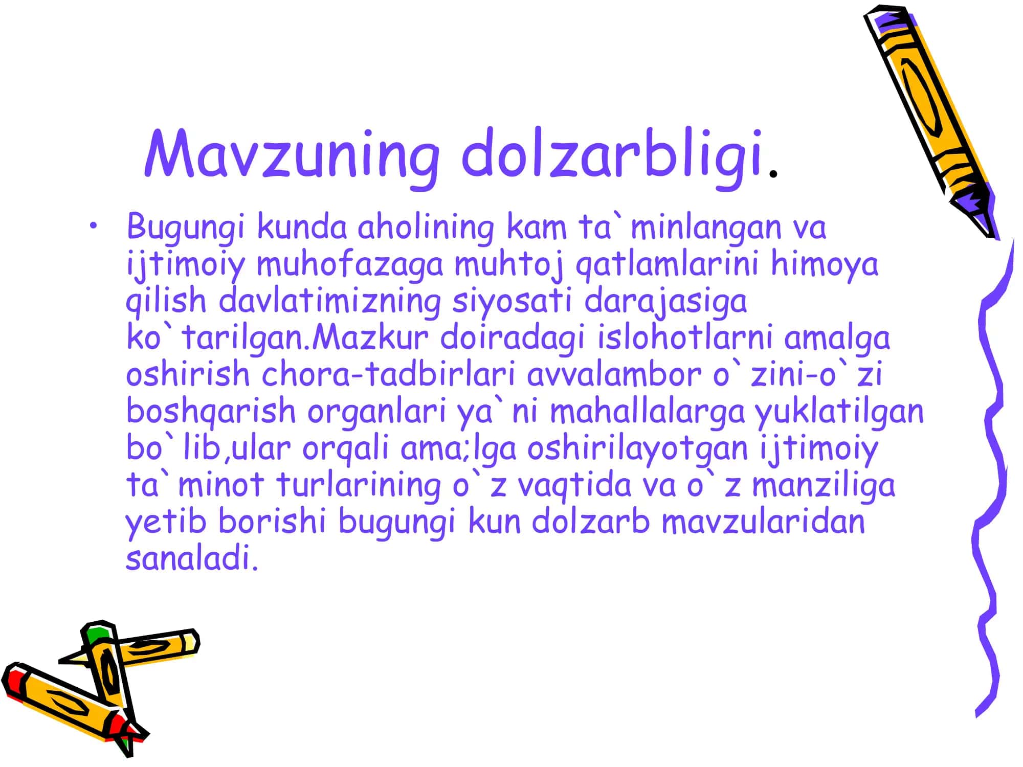 "Mahallada kam ta`minlangan oilalar bilan ishlash asoslari" 3