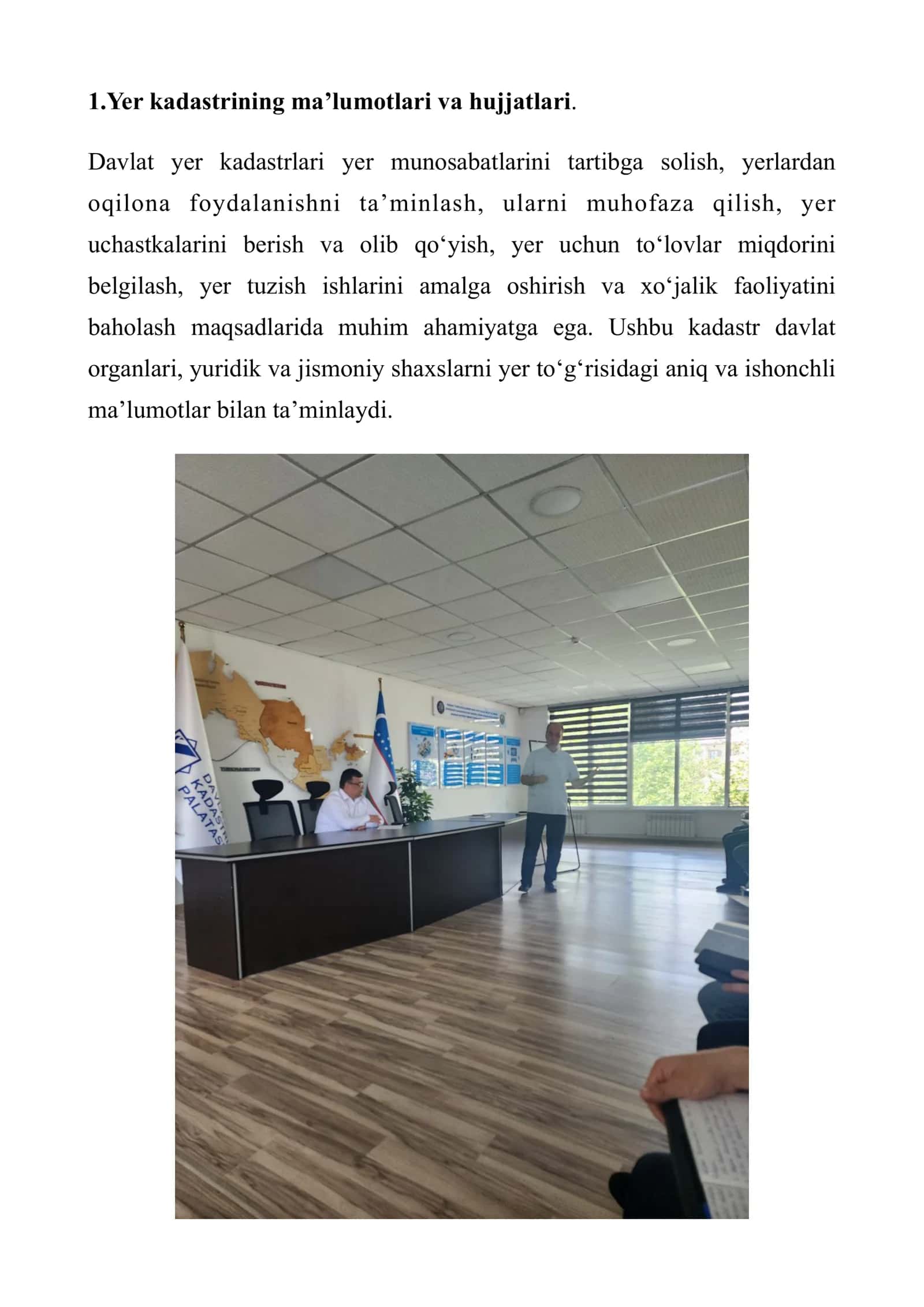 Yer kadastridan umumiy yil sarhisobi. 3