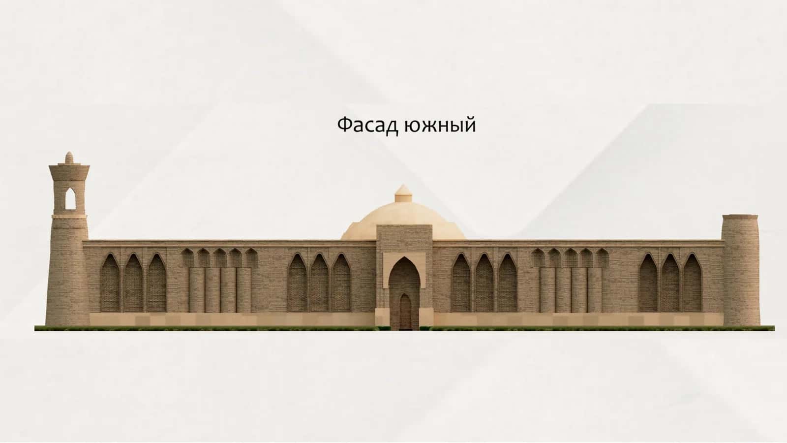 На тему реконструкции здания: Рабат-и Малик 3