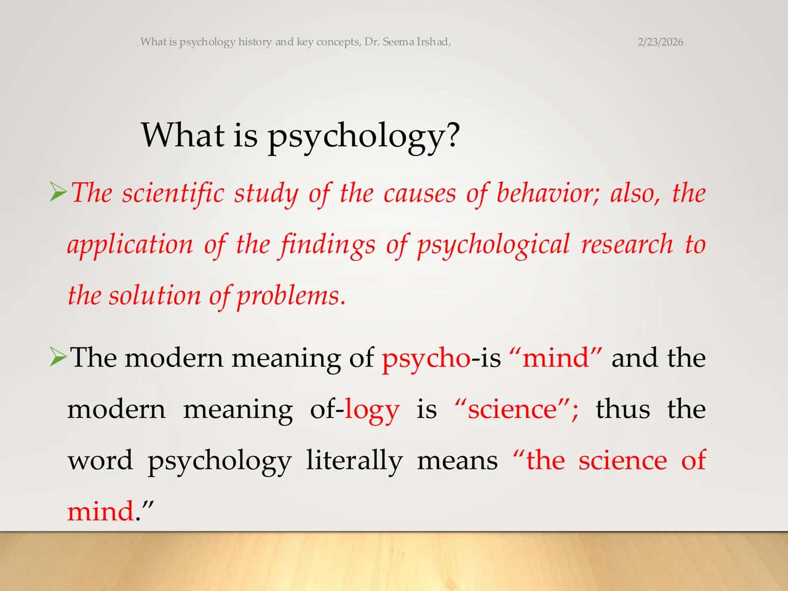 What is psychology history and key concepts 3