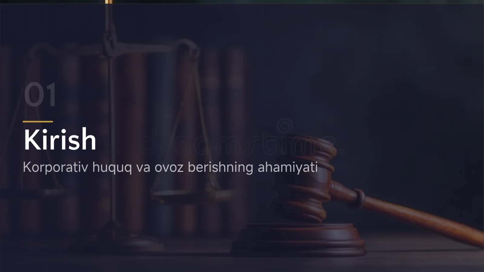 Aksiyadorlarning umumiy yig'ilishda ovoz berishi 3