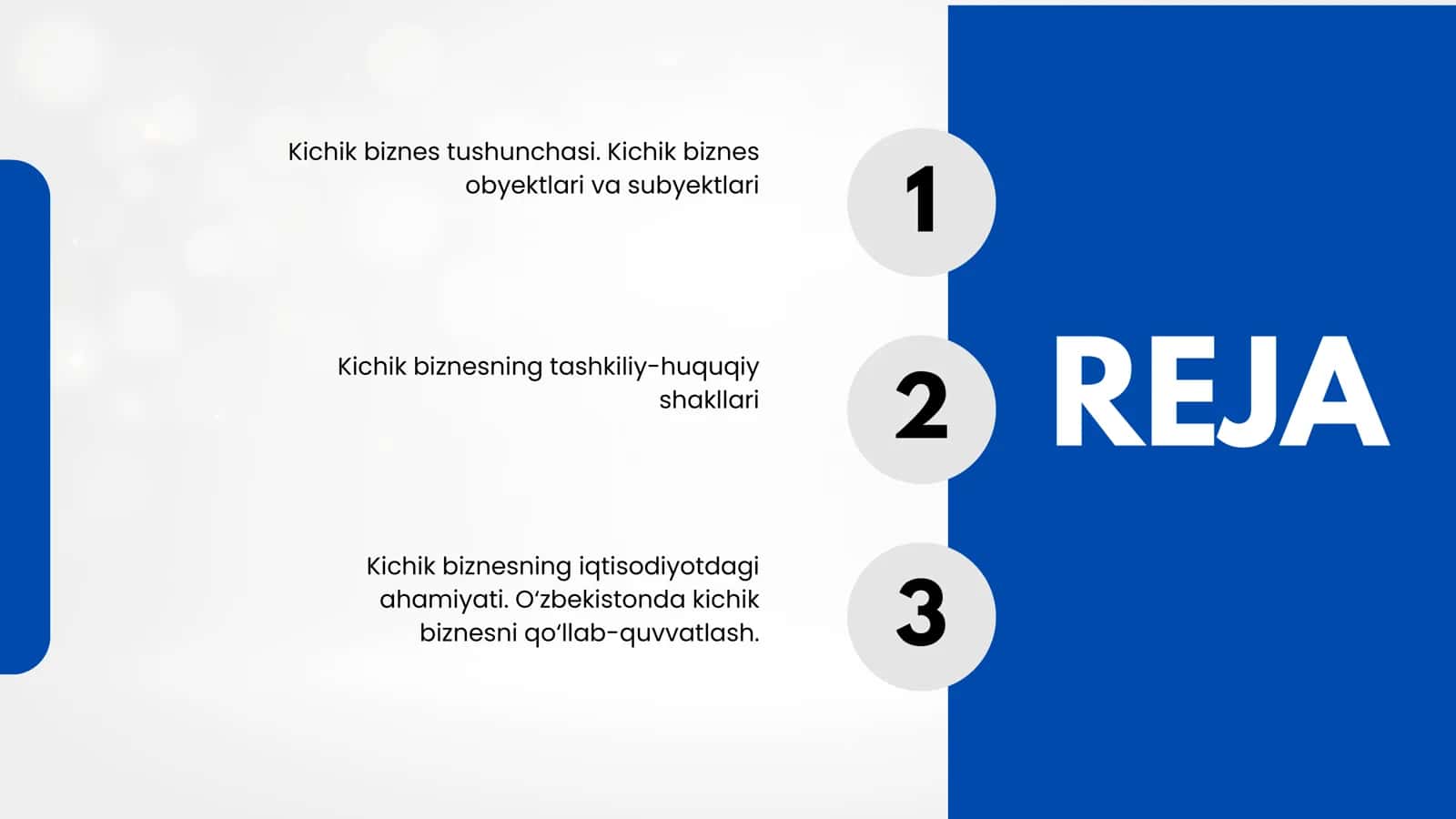 Kichik biznеs obyektlari, subyektlari va tashkiliy-huquqiy shakllari 3