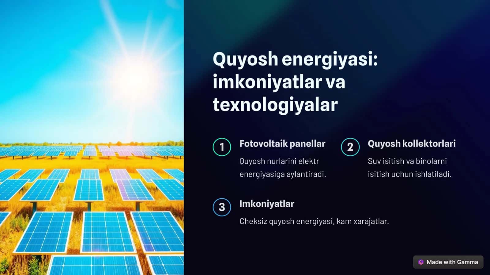 Muqobil Energiya Manbalari 3