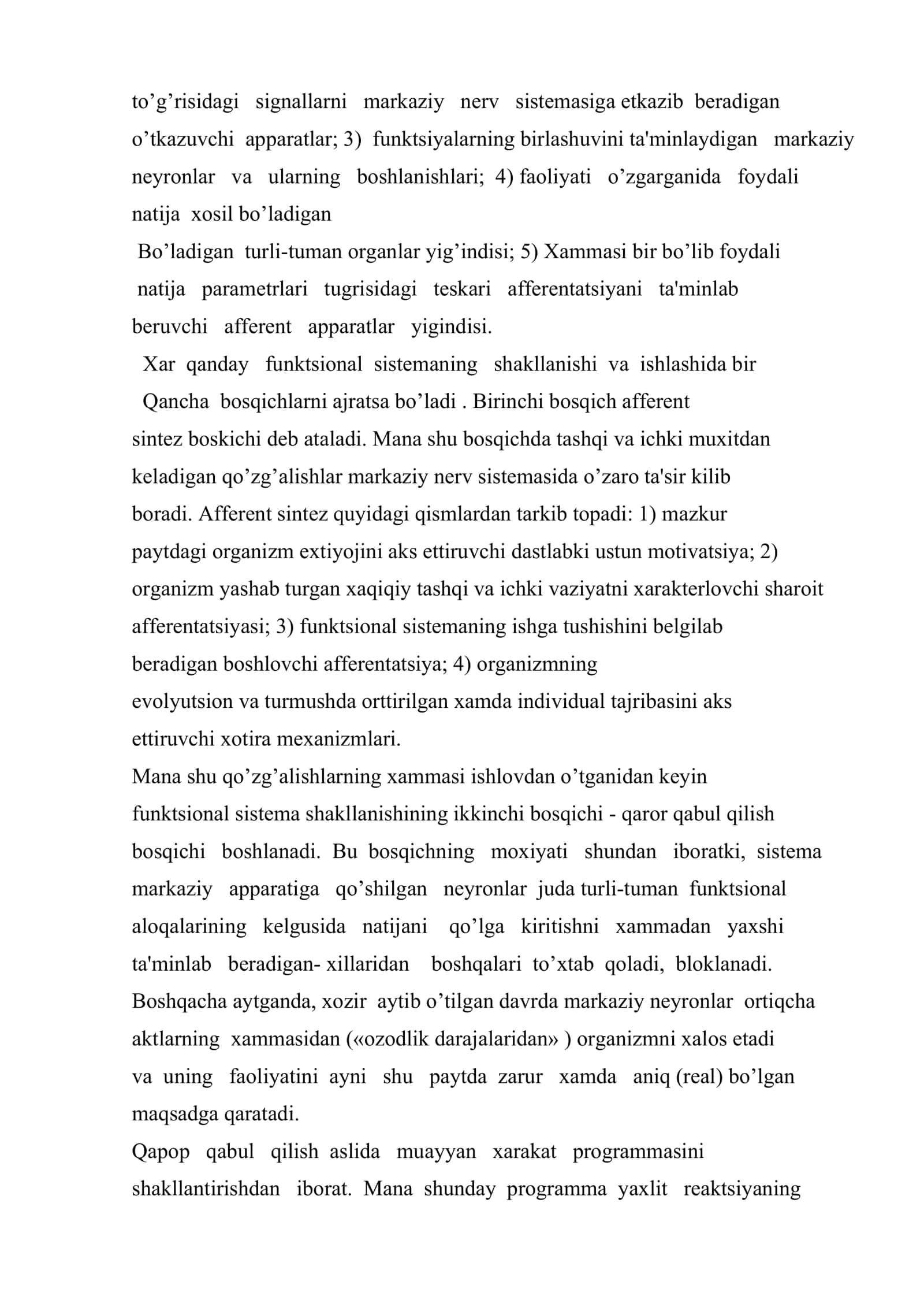 Funktsional tizim.o’z-o’zini boshqarish 3