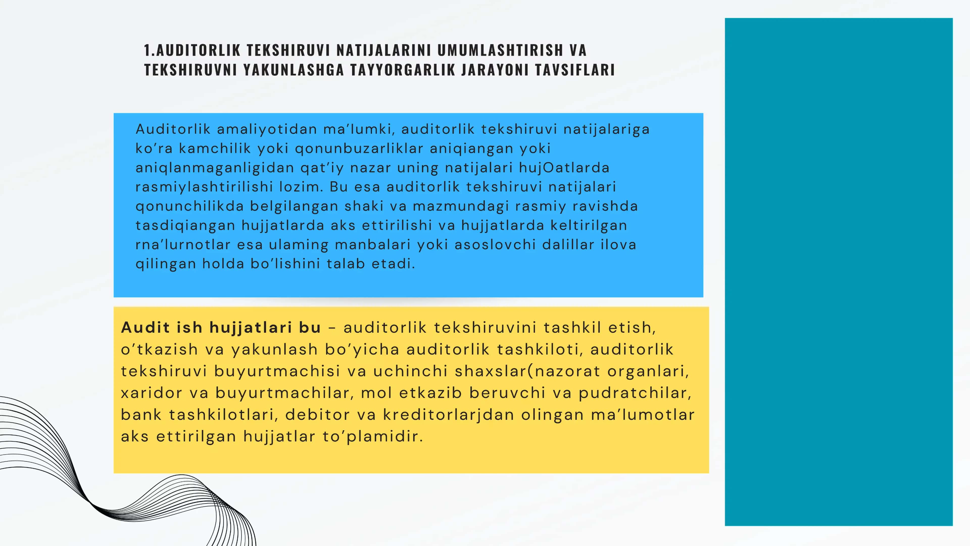 moliyaviy korsatkichlar boyicha audit xulosalari 3