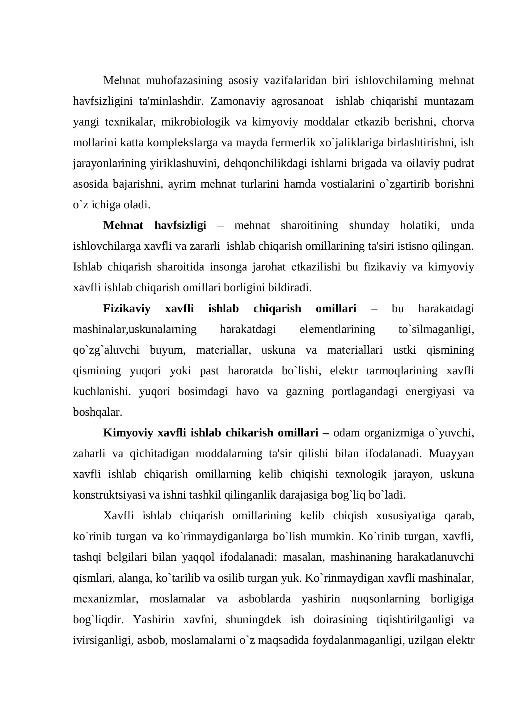 Qishloq xo`jaligi ishlab chiqarishida tеxnika xavfsizligi 3