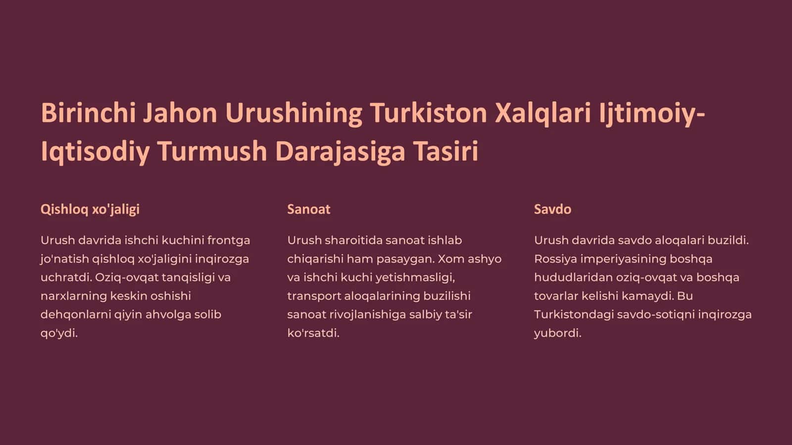 Mustamlakachilik Sharoitida Turkiston O'lkasida Madaniy Hayot 3