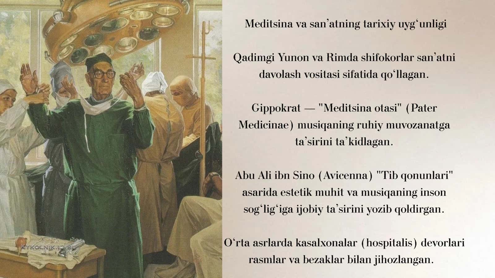 Meditsina va san'at 3