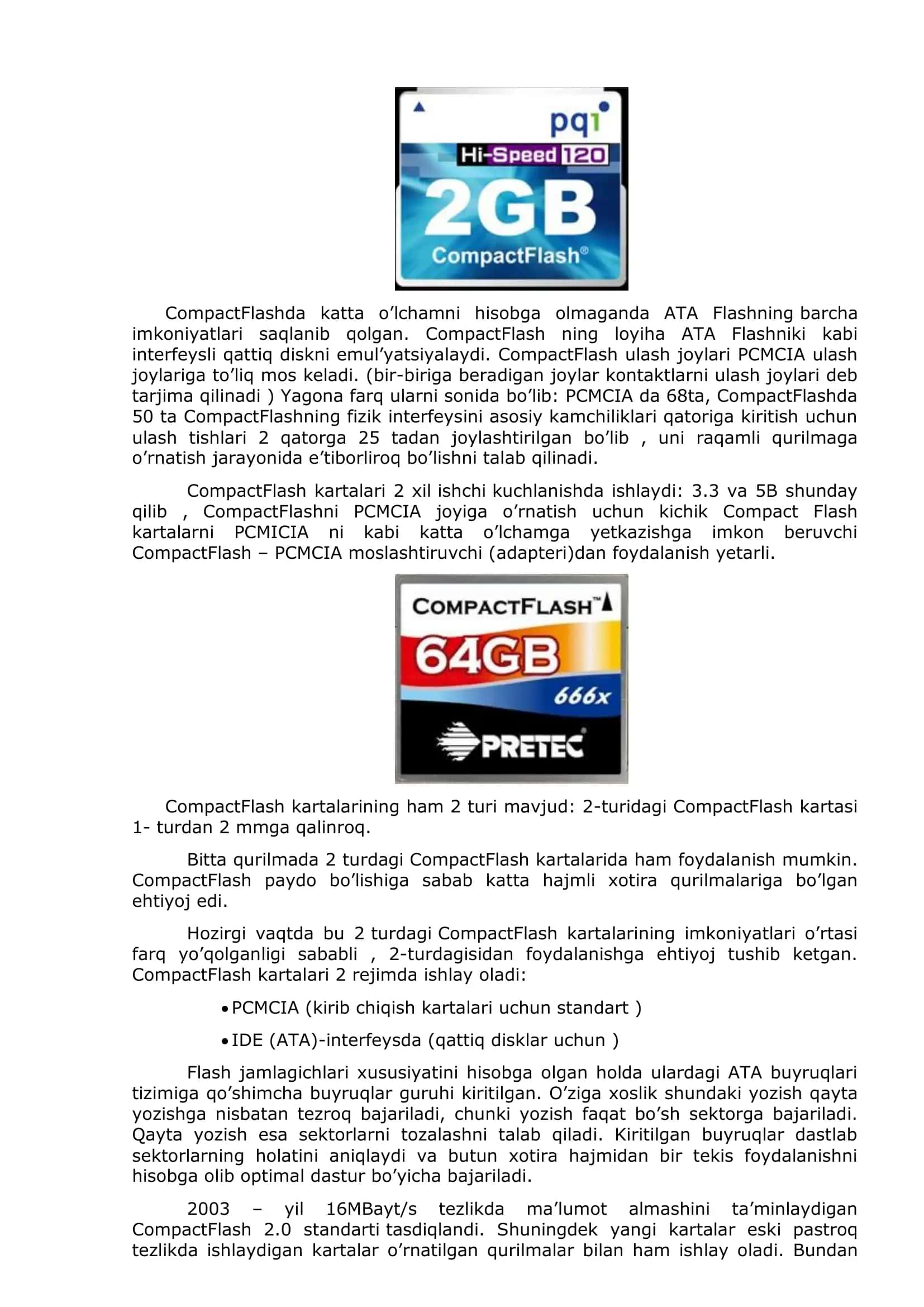 PCMCIA ATA Flash (PC CARD) 3