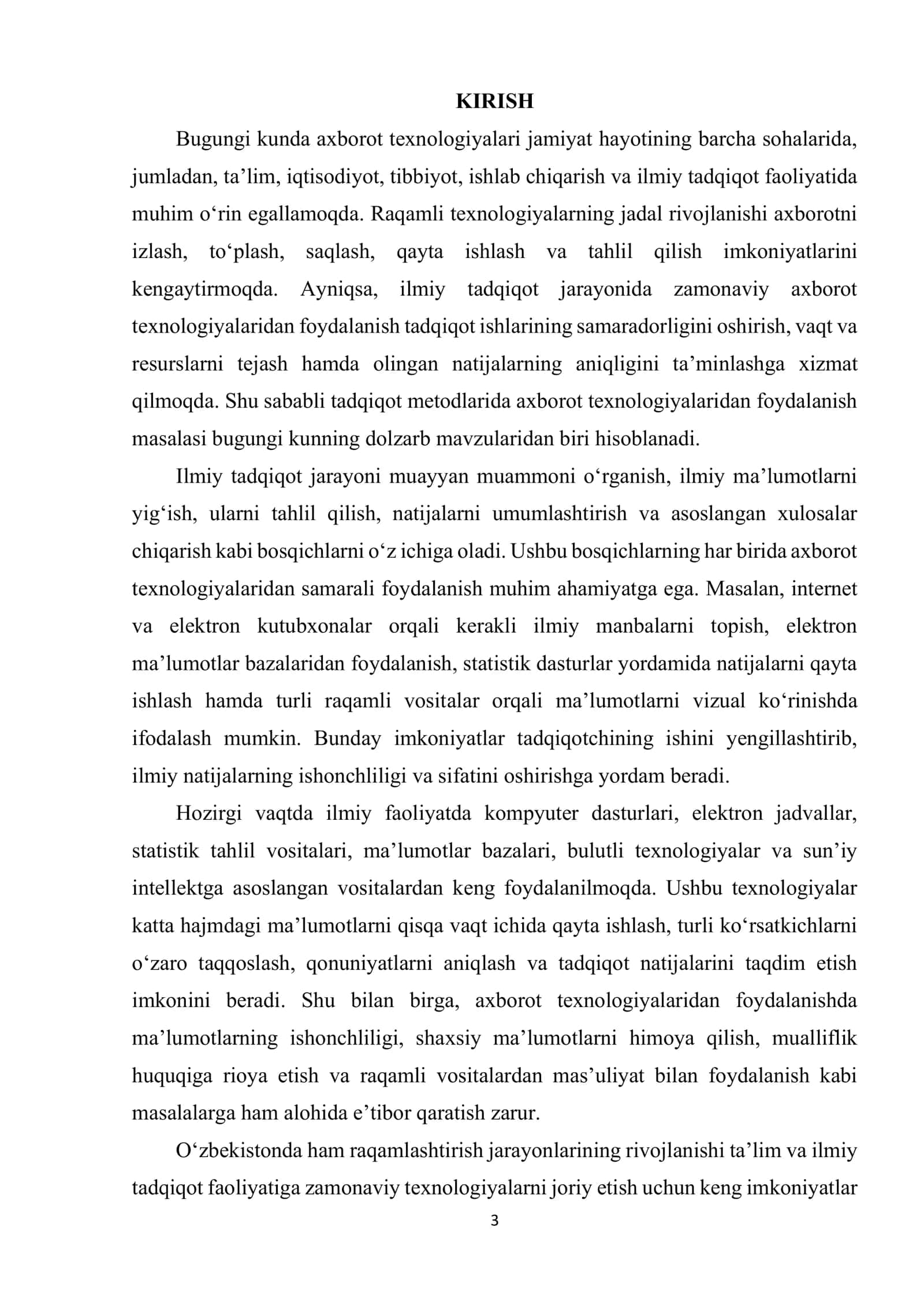 Tadqiqot metodida axborot texnologiyalaridan foydalanish 3