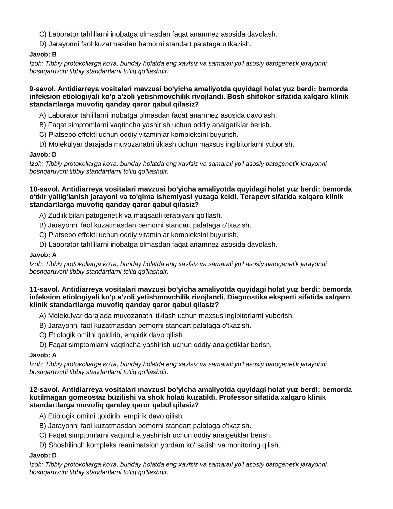 ANTIDIARREYA VOSITALARI - 3-QISM 3