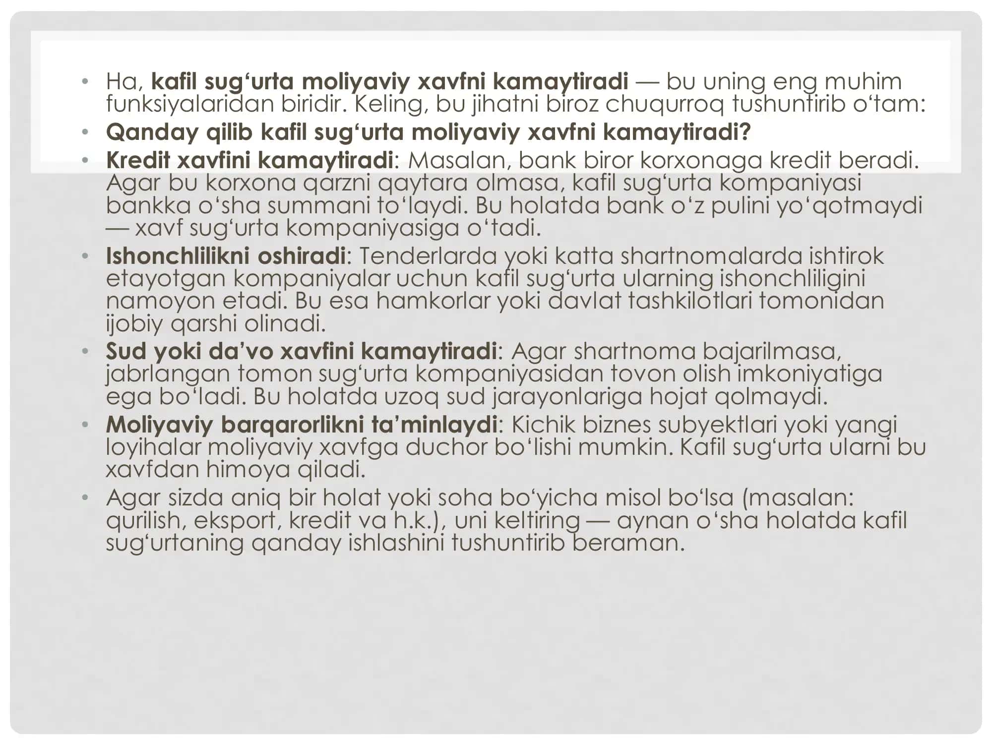 KAFIL SUGʻURTA 3