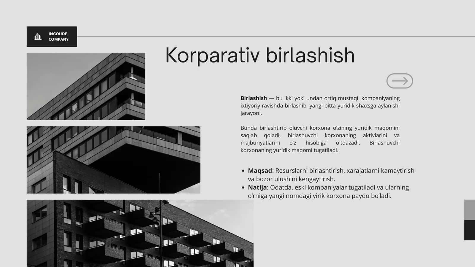 Qo'shib olishlar va birlashishlar 3