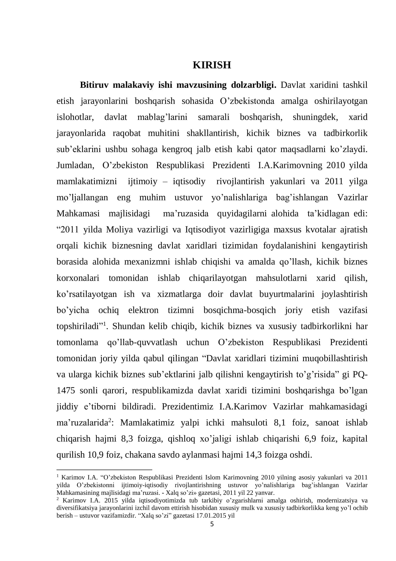 DAVLAT XARIDI UCHUN TENDERLARNI TASHKIL ETISH VA BAHOLASH AMALIYOTI 3