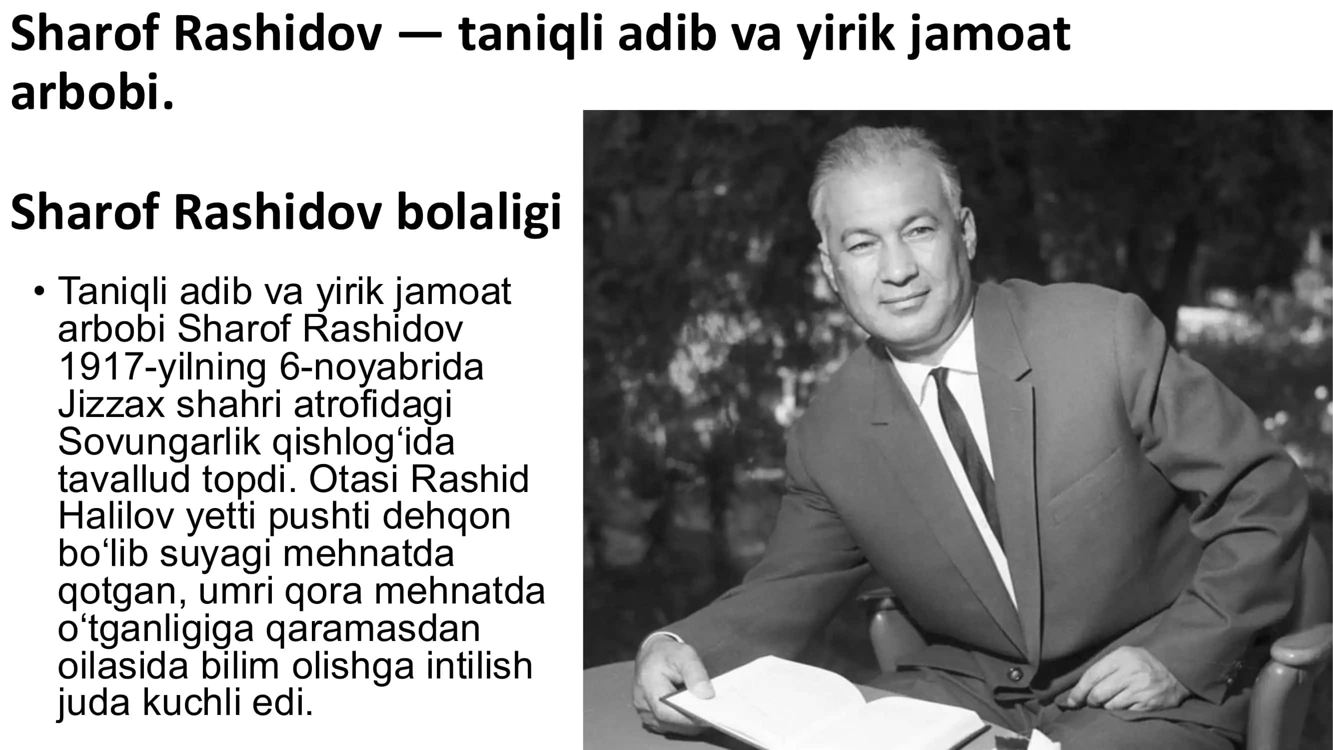 Sharof Rashidov 3