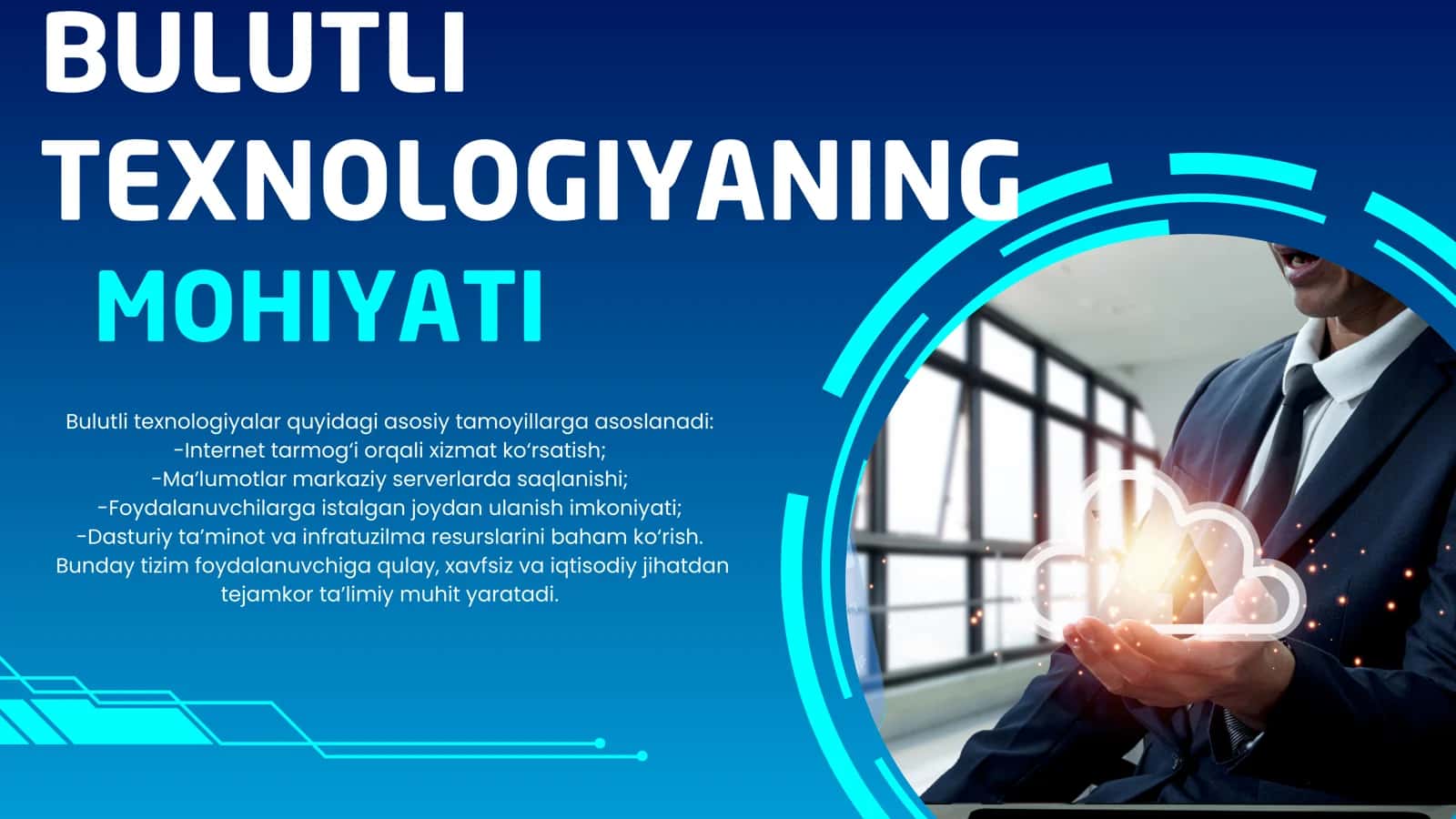 Bulutli texnalogiyalarning imkoniyatlari 3