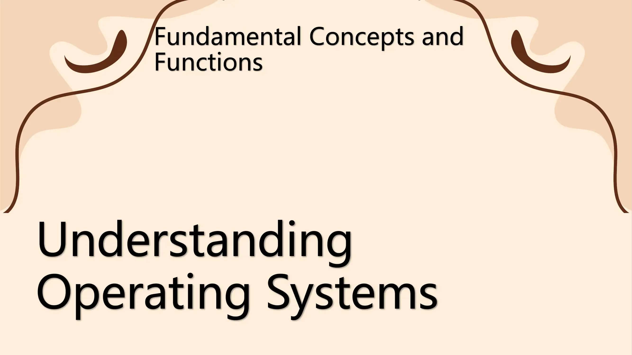 Operating systems in information systems 3
