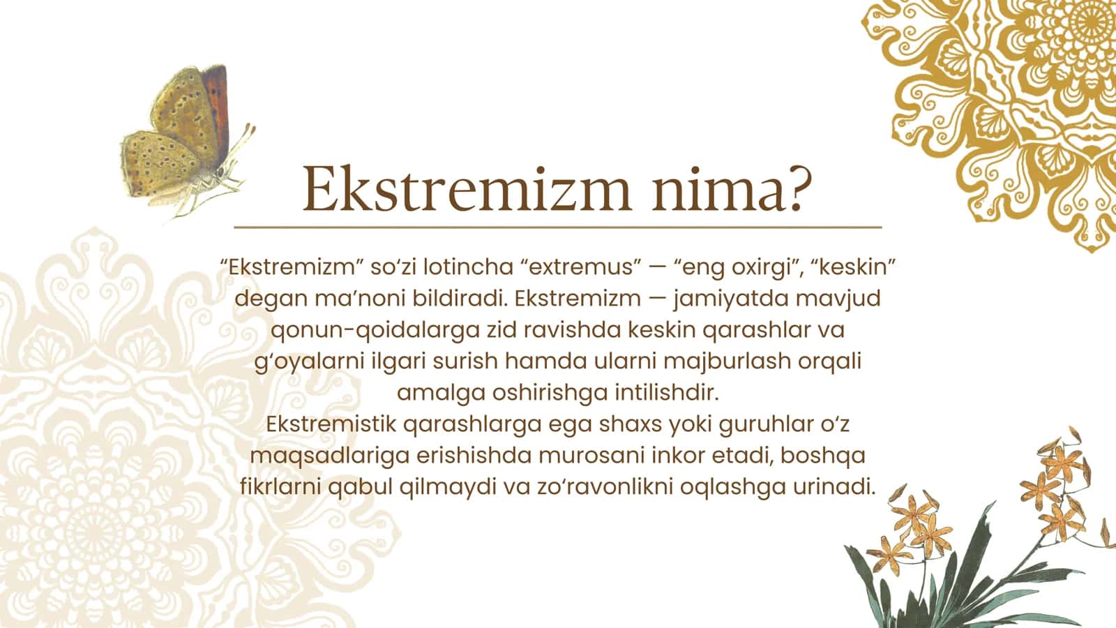 Ekstremizm va terrorizmning mazmun-mohiyati va kelib chiqishi 3