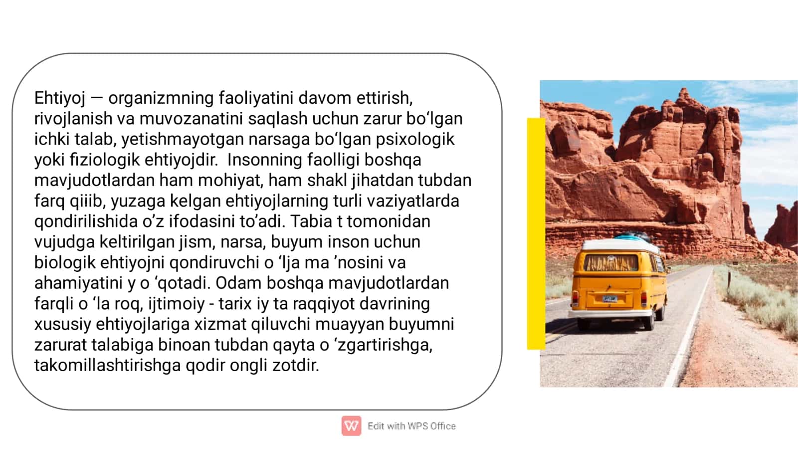 Ehtiyoj va zaruriyatning tuShunchasi 3