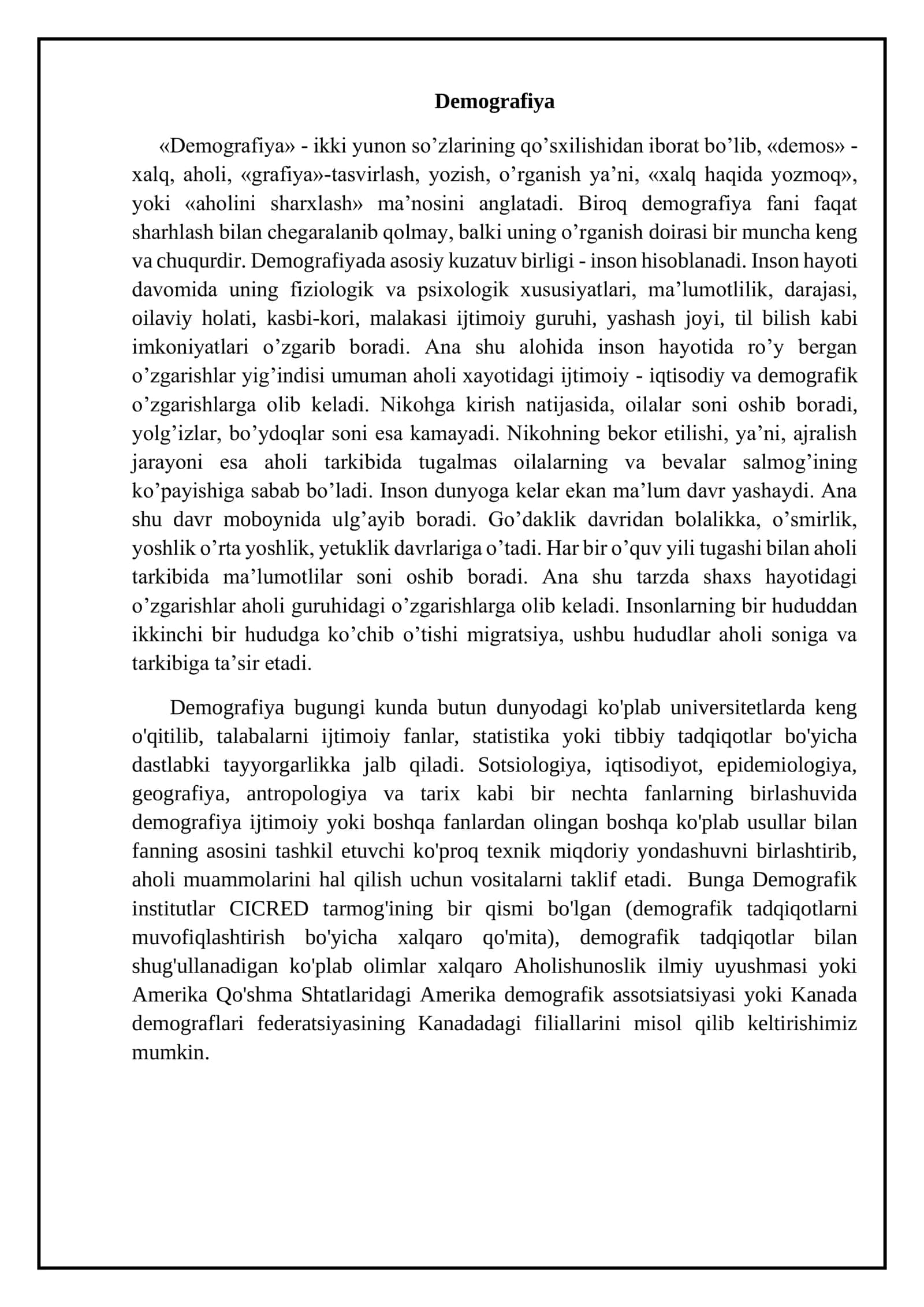 Demografik o‘tish konsepsiyasi (2) 3