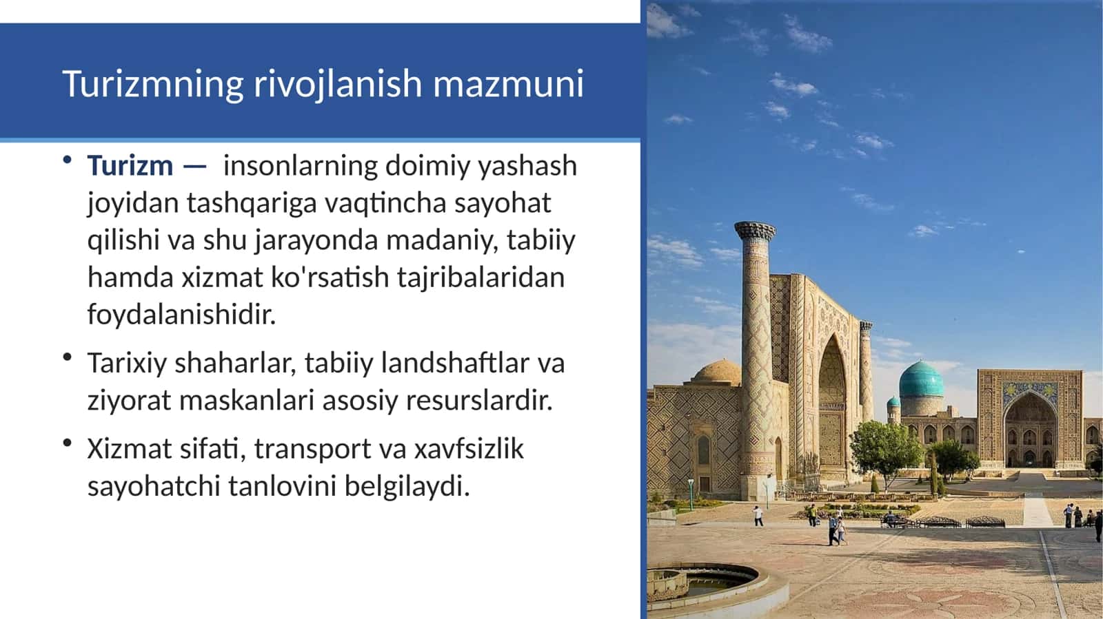 Turizm salohiyati 3