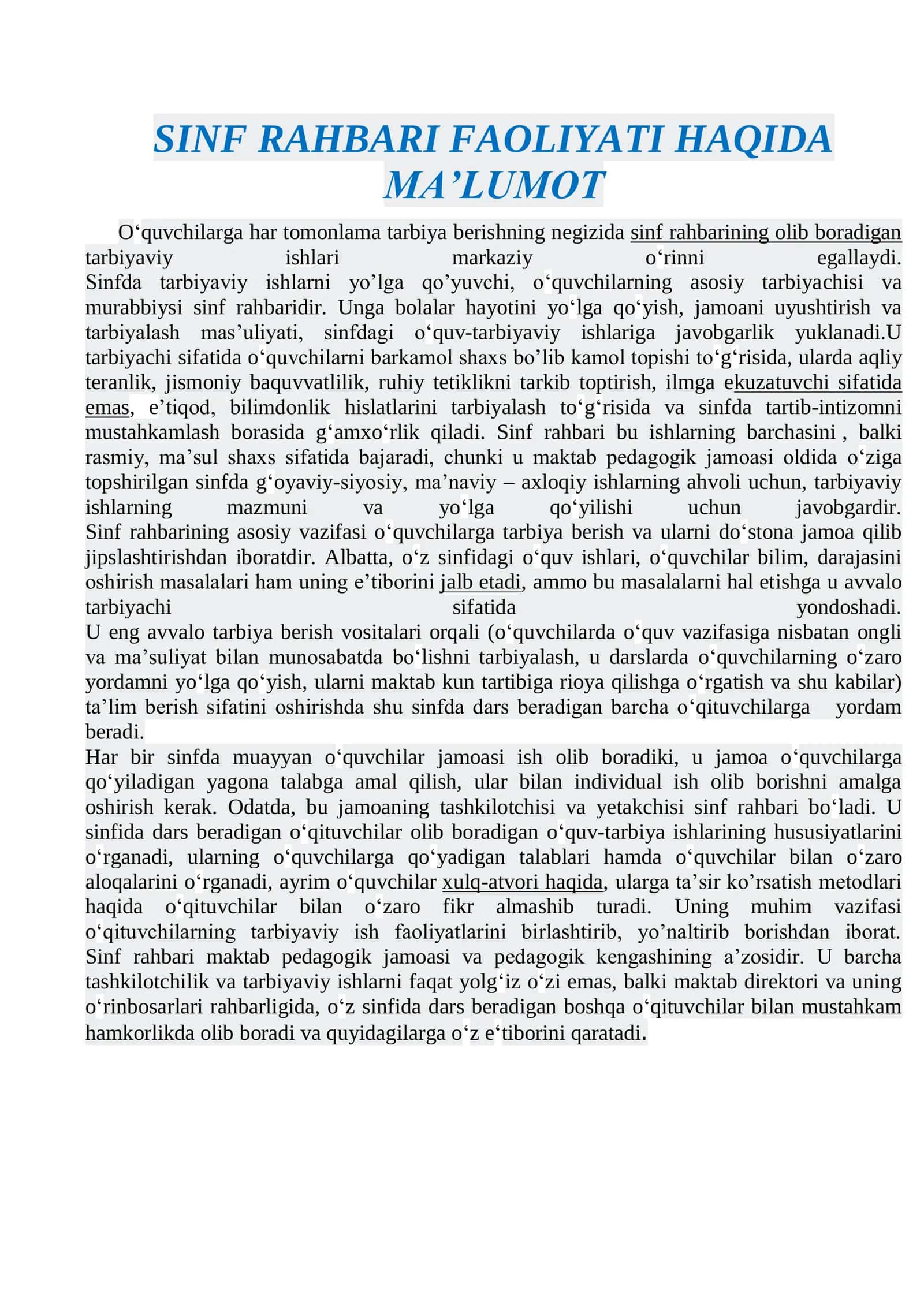Sinf Rahbari Daftari 3