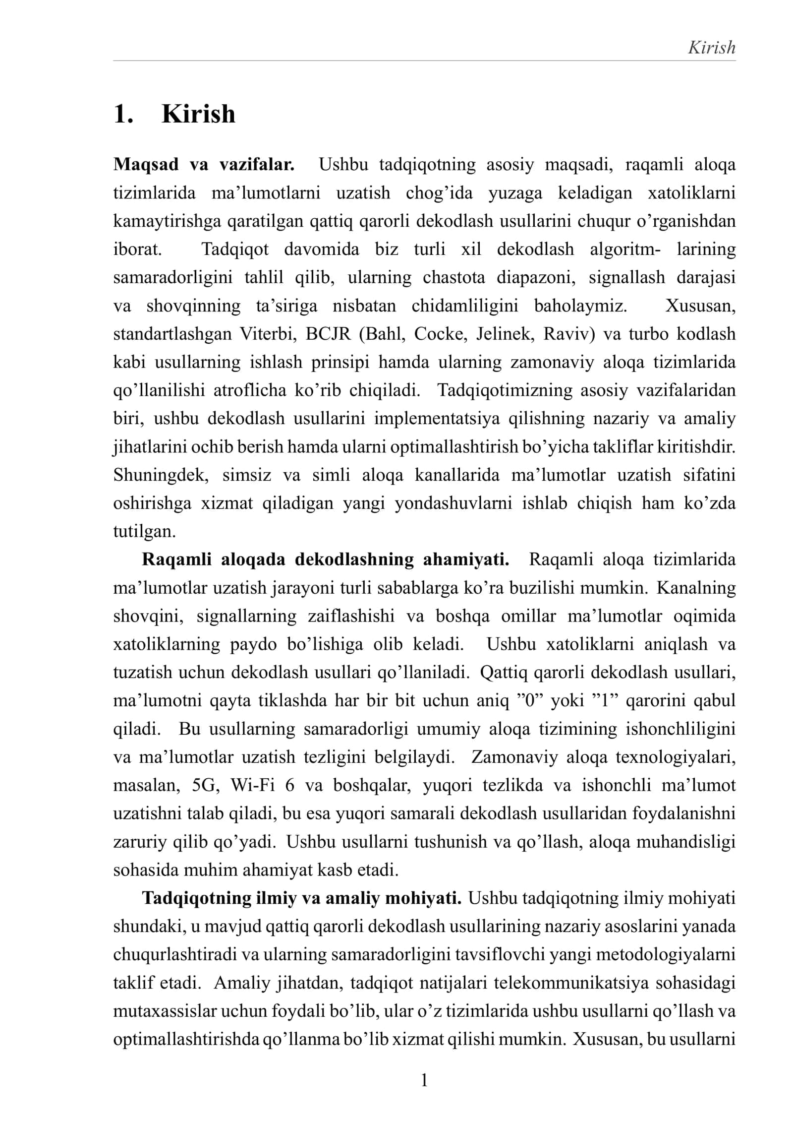 Hard-decision decoding usullari 3