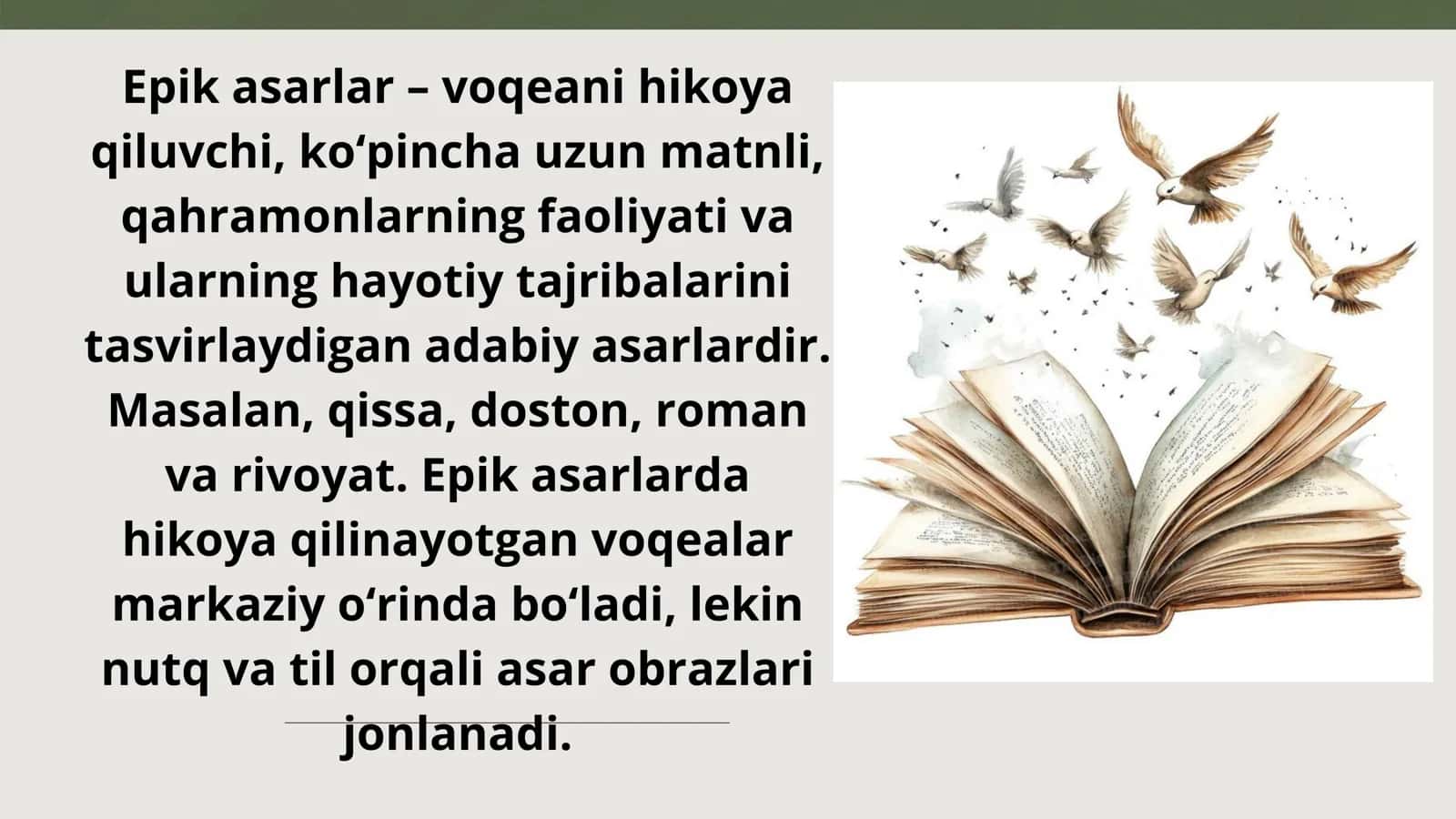 EPIK VA DRAMATIK ASARLARNI IFODALI OʼQISH 3