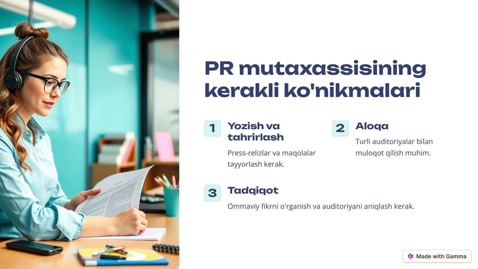 PRning asosiy vazifalari 3