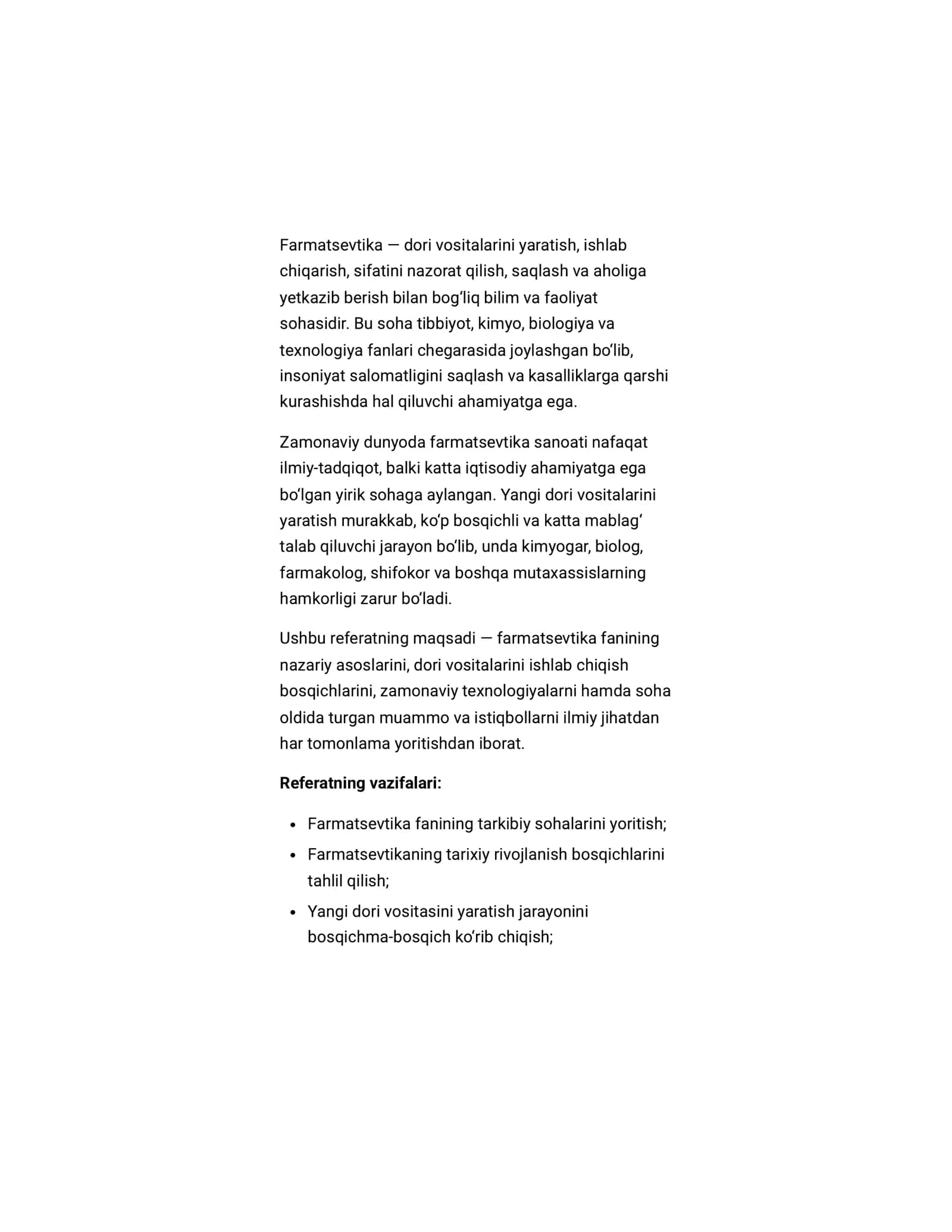 Referat Farmatsevtika 3