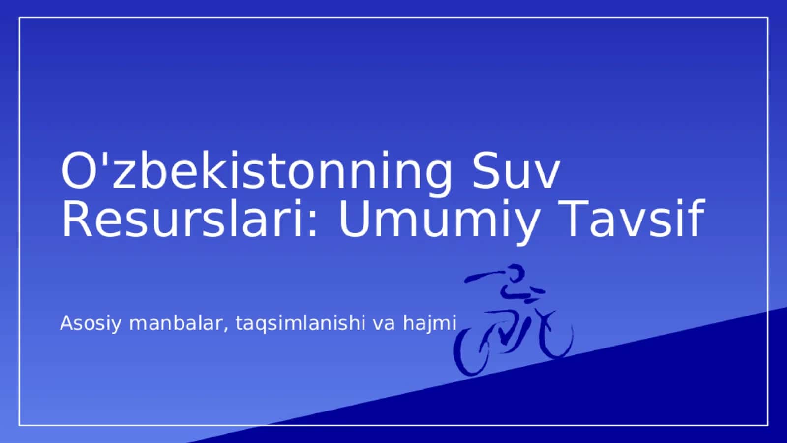 Oʻzbekistonning suv resurslari 3