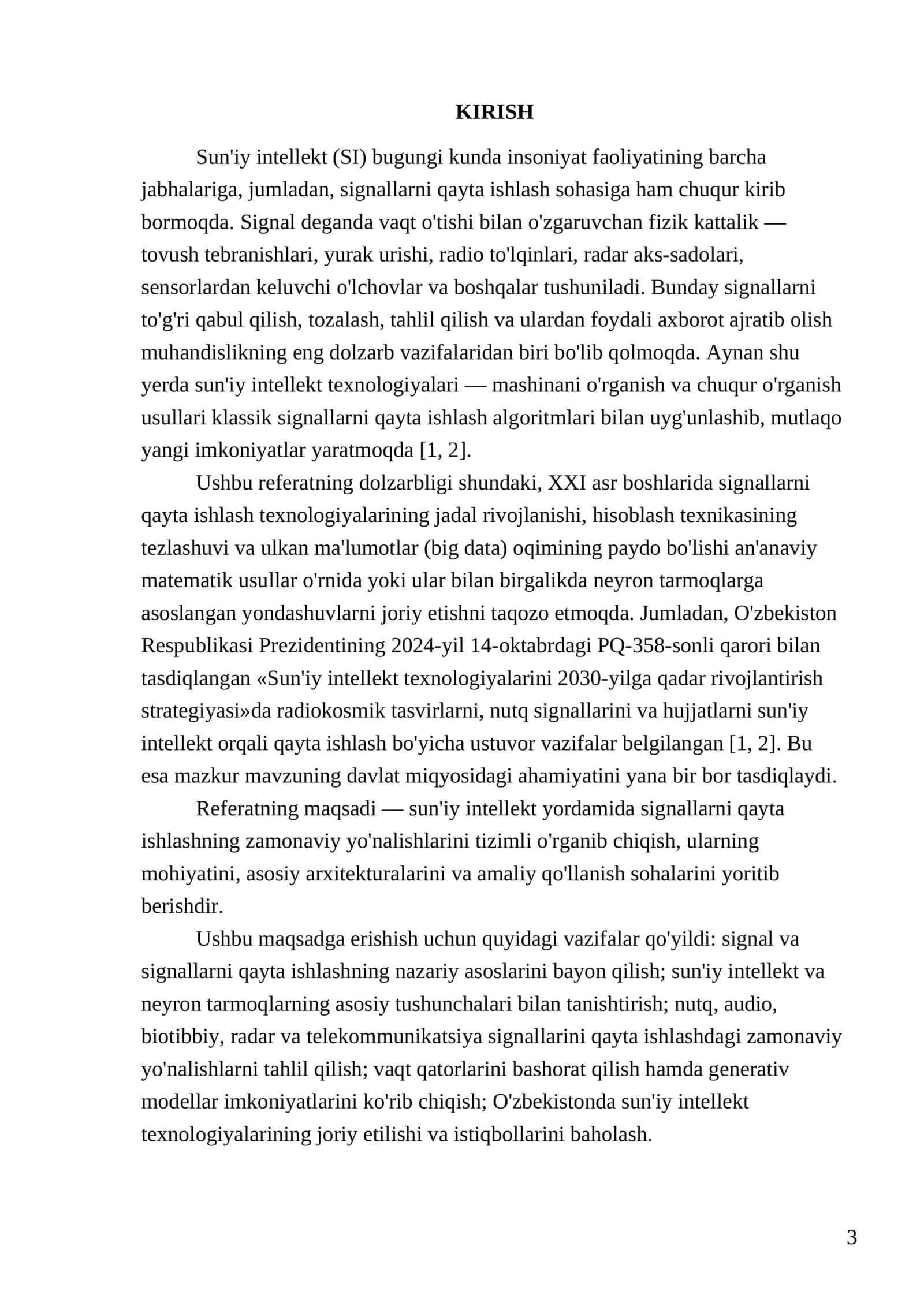 SUN'IY INTELLEKT YORDAMIDA SIGNALLARNI QAYTA ISHLASHNING ZAMONAVIY YO'NALISHLARI 3