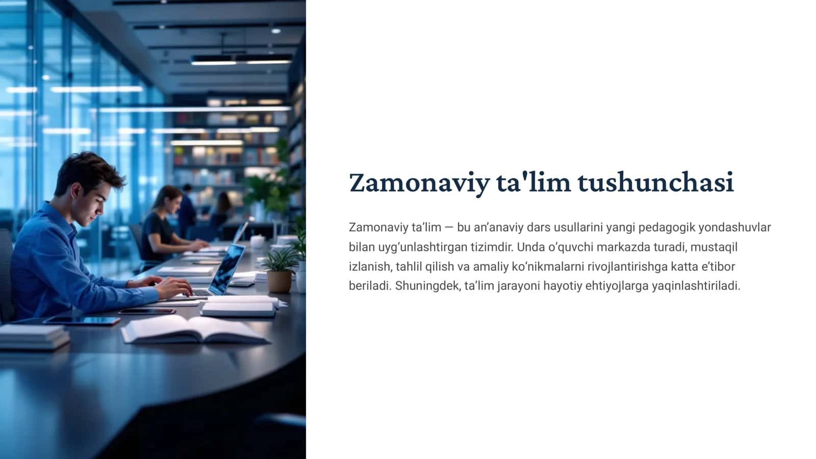 Zamonaviy Dunyoda Ta'lim 3