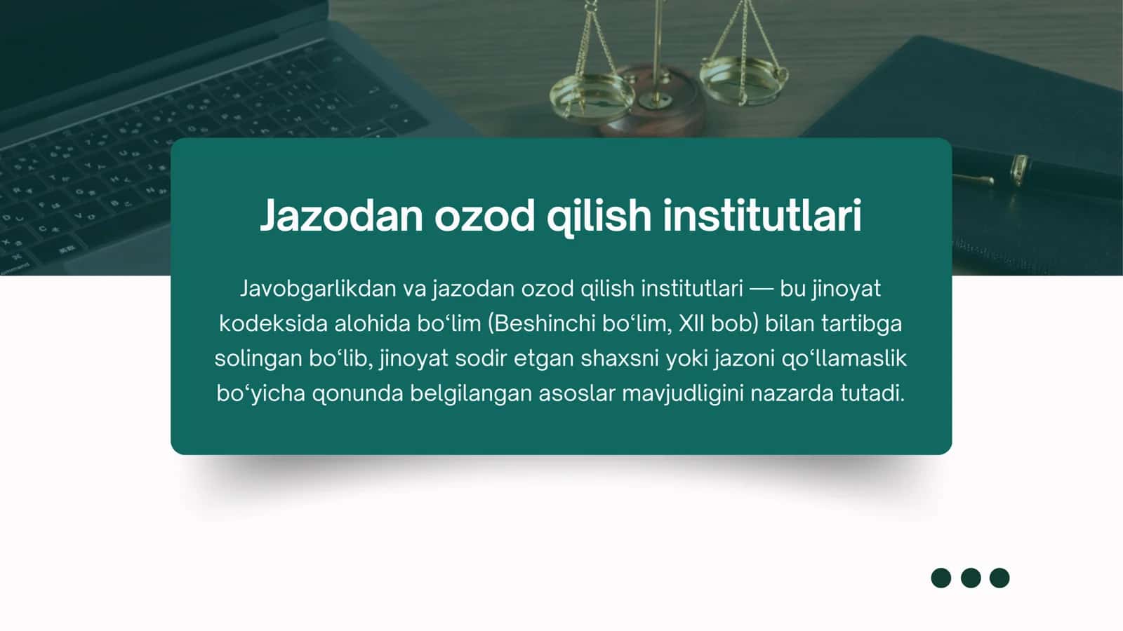 Jinoyat Uchun Javobgarlik Tushunchasi 3