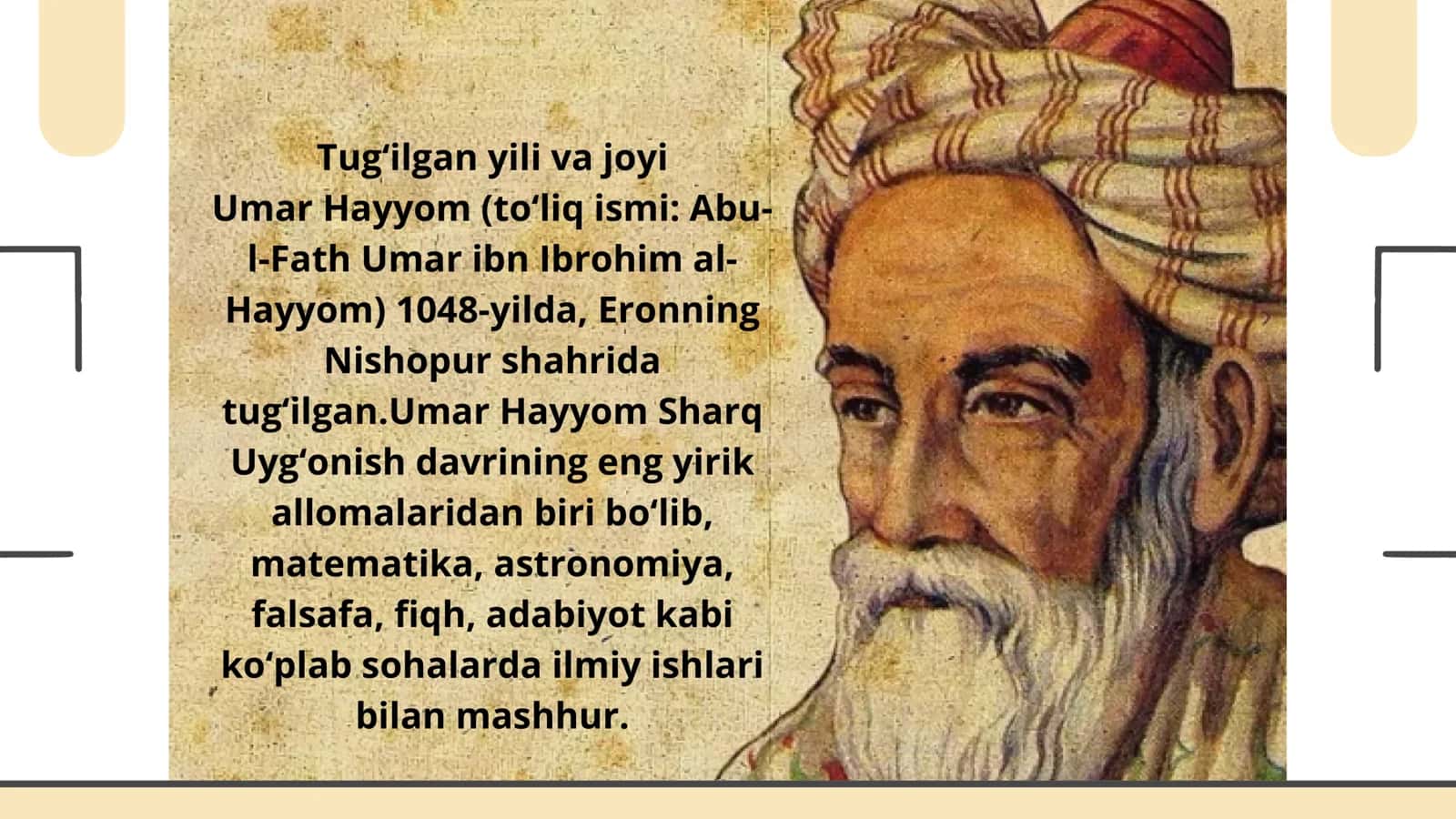UMAR XAYYOM RUBOIYLARI MUTOLAASI 3