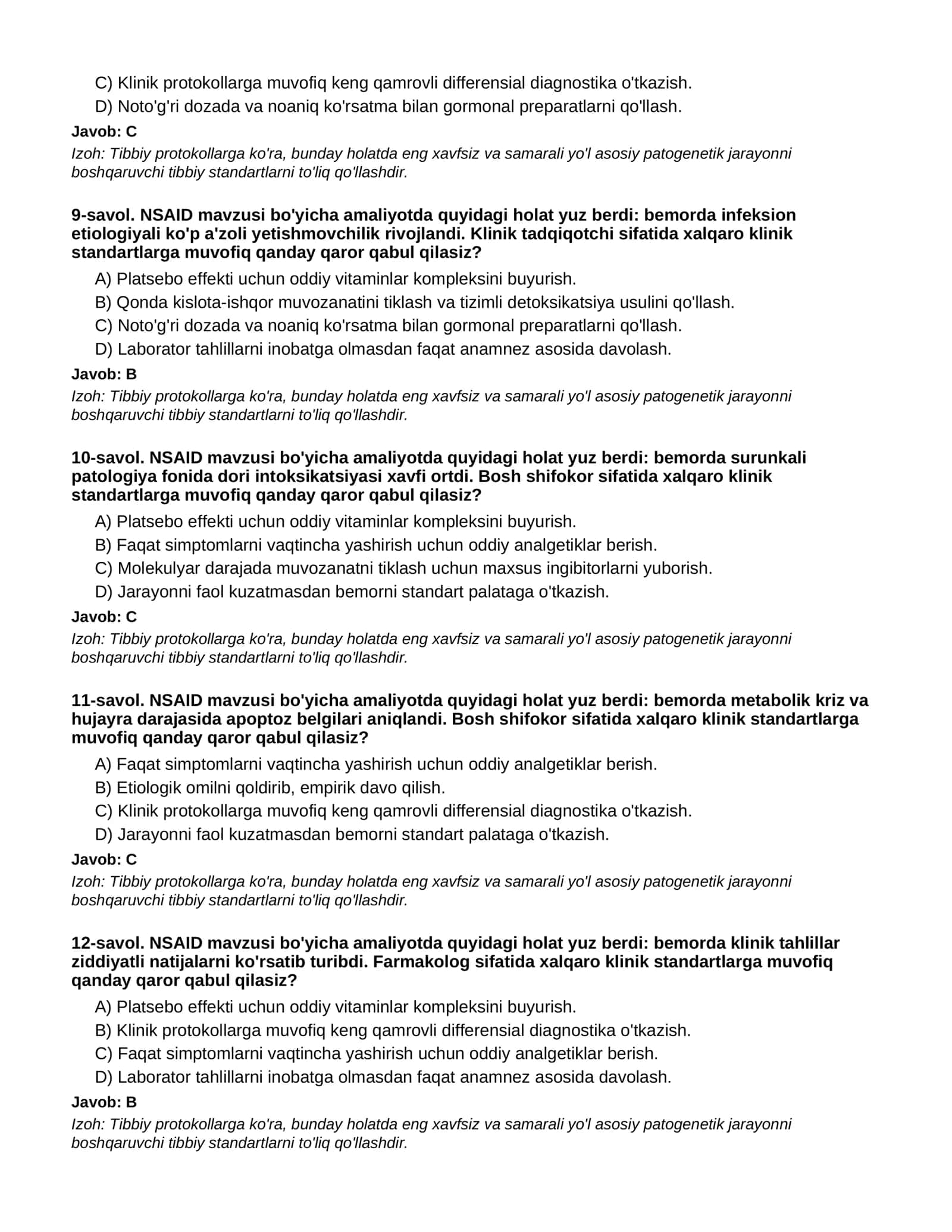 NSAID - 3-QISM 3