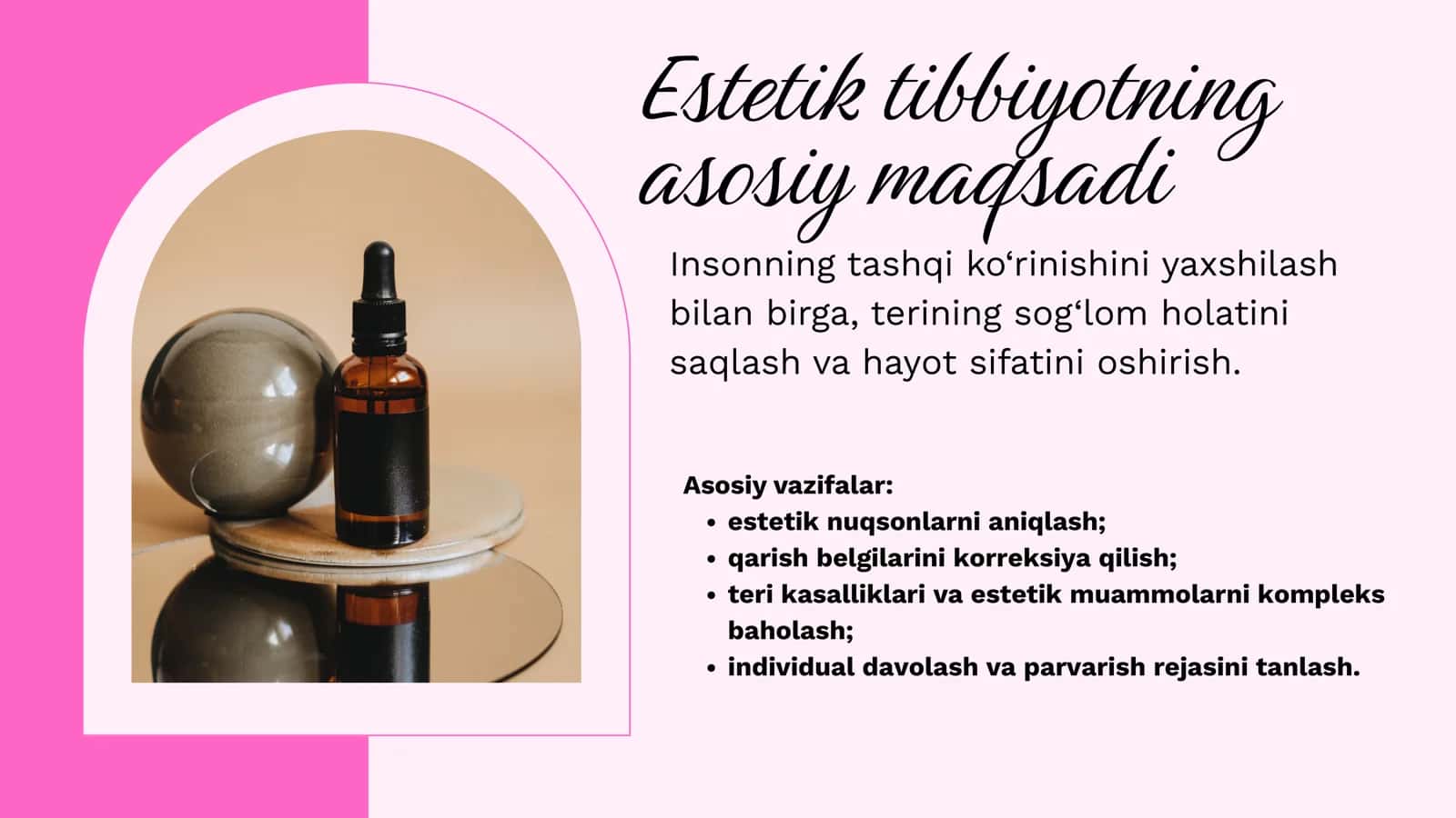 Estetik tibbiyot va kosmetologiya klinik fan sifatida. 3