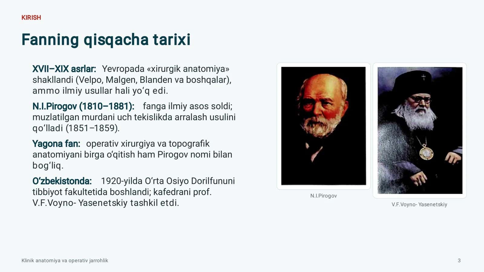KLINIK ANATOMIYA VA OPERATIV JARROHLIK 3