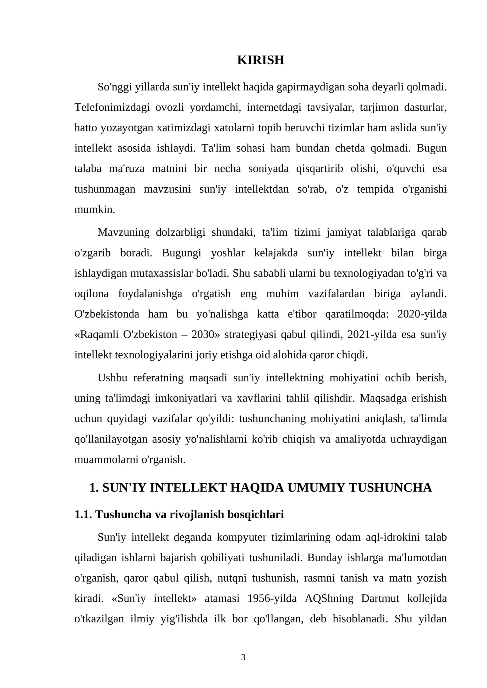 SUN'IY INTELLEKT VA UNING TA'LIMDAGI O'RNI 3