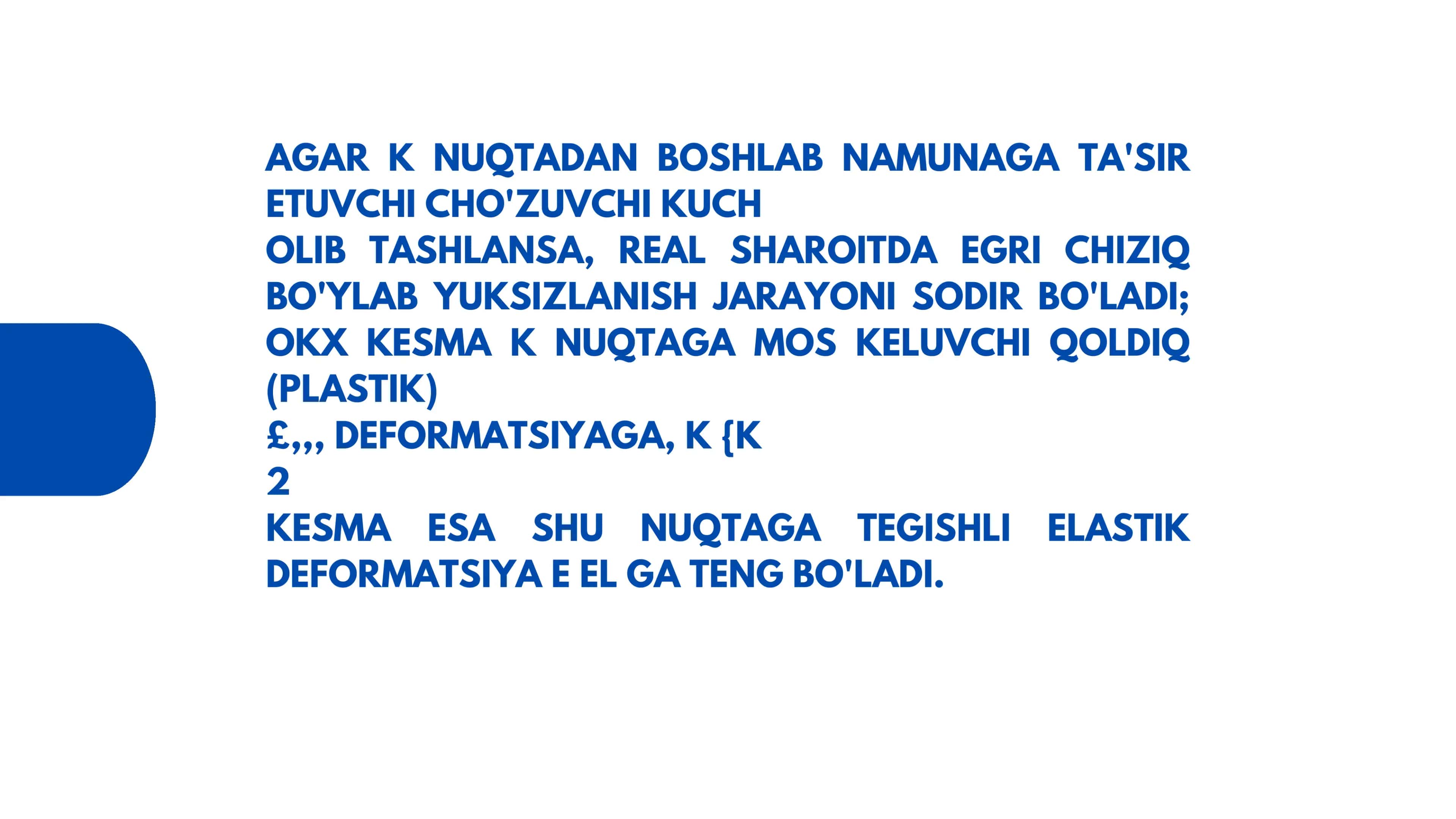 MATERIALLARNING YOYILISHI VA PLASTIK DEFORMATSIYALAR HAQIDA TUSHUNCHALAR 3
