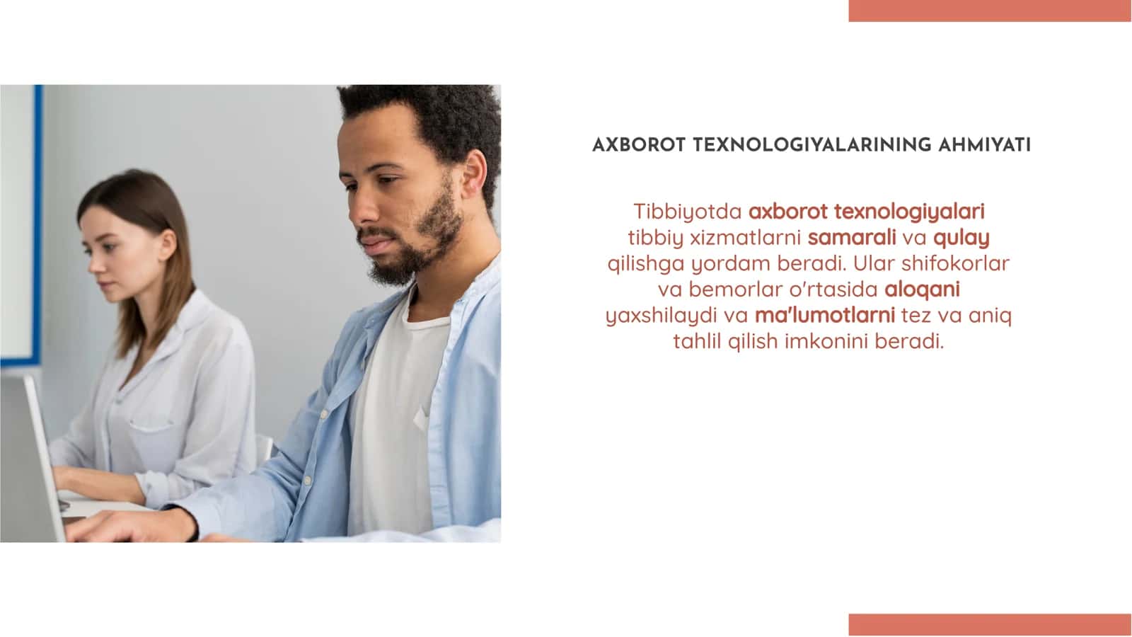 Tibbiyotda Ishchi O'Rinlarini Avtomatlash Texnologiyalari 3