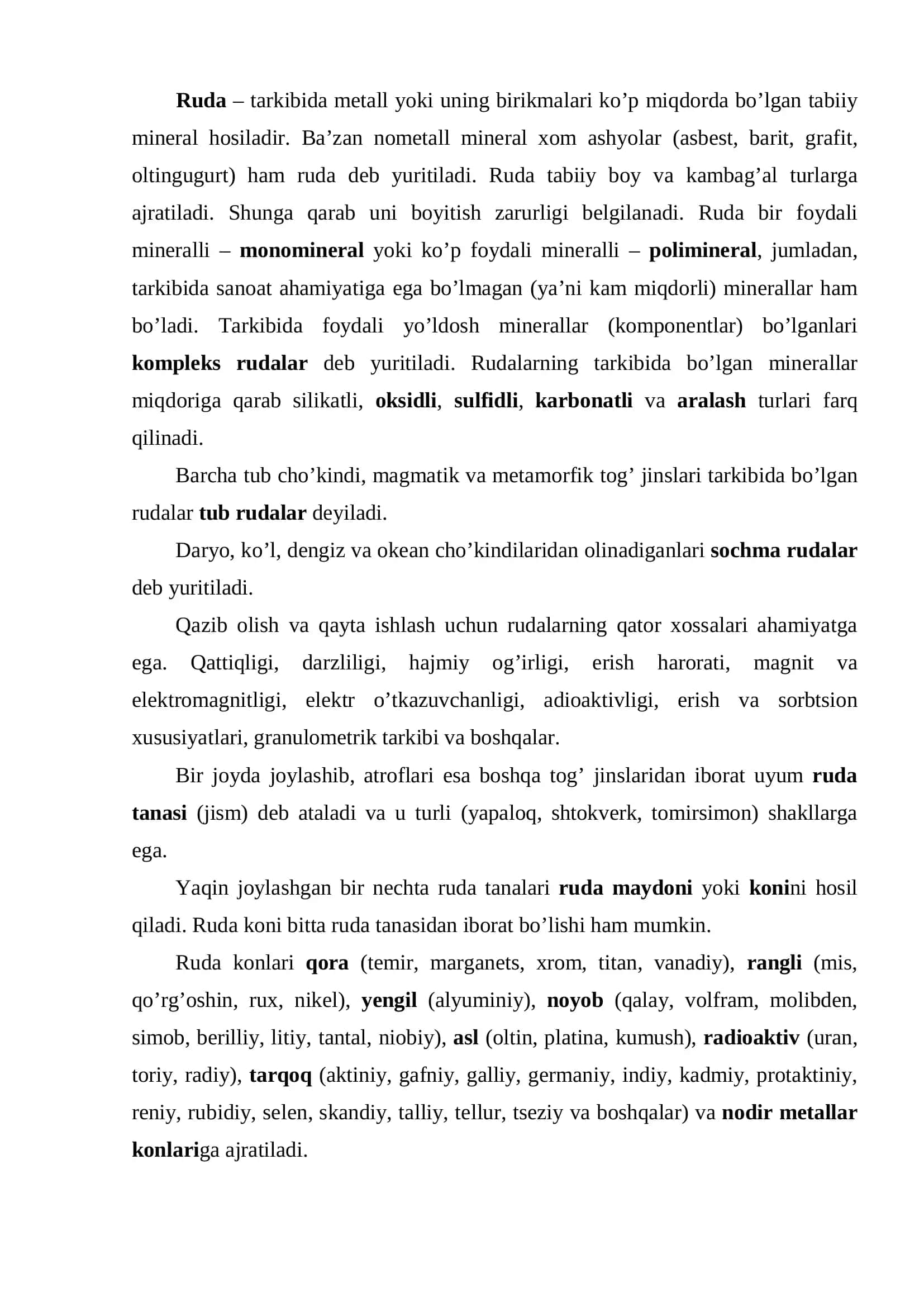 O’ZBEKISTONDA RANGLI METALLARNING GEOGRAFIK TARQALISHI VA XUSUSIYATLARI 3