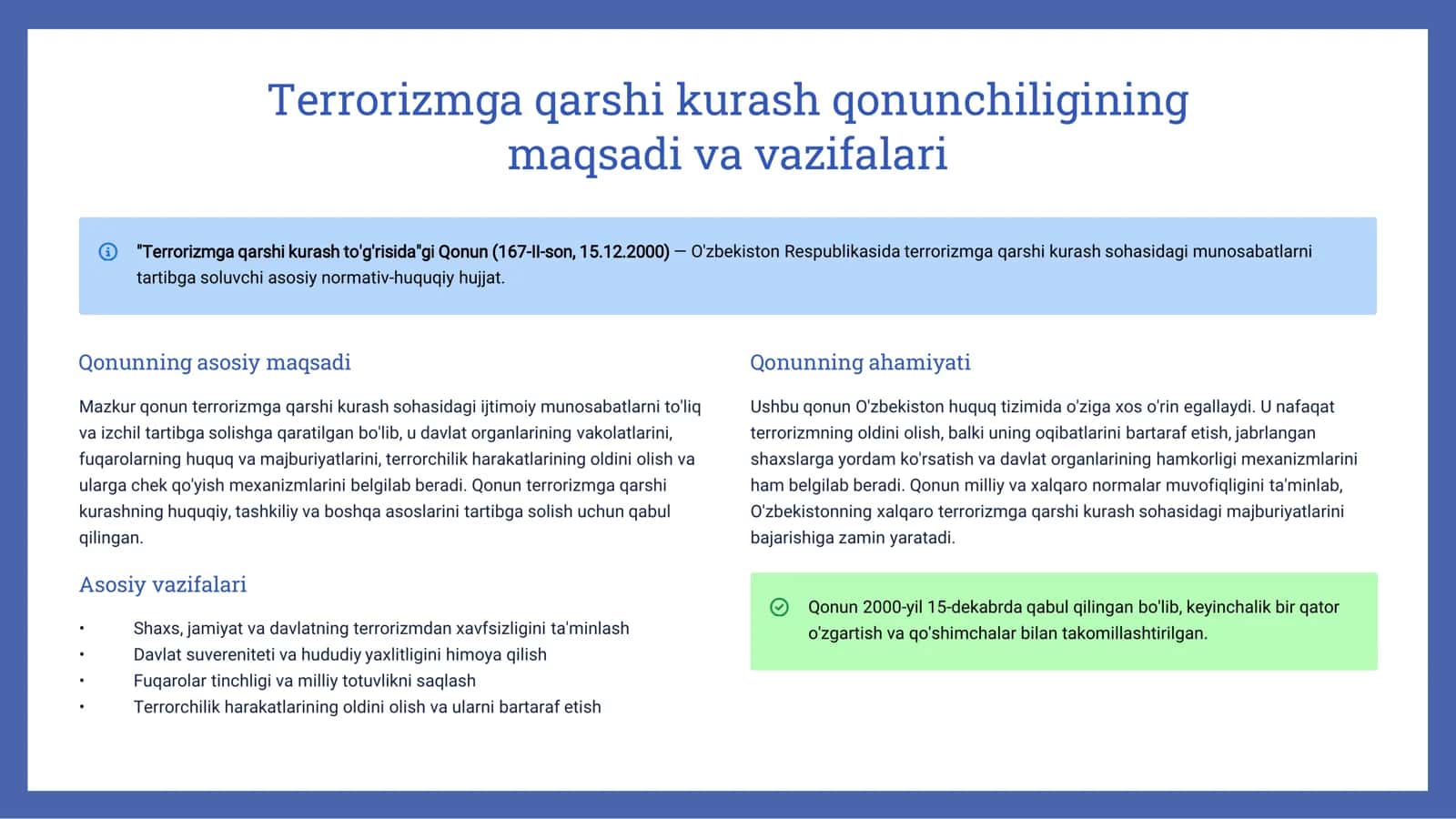 Kibermakonda terrorizm va ekstrimizmga qarshi kurashning huquqiy asoslari 3