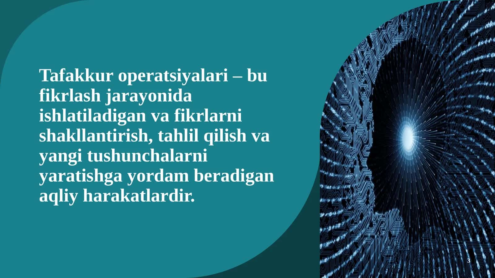 Tafakkur operatsiyalari 3