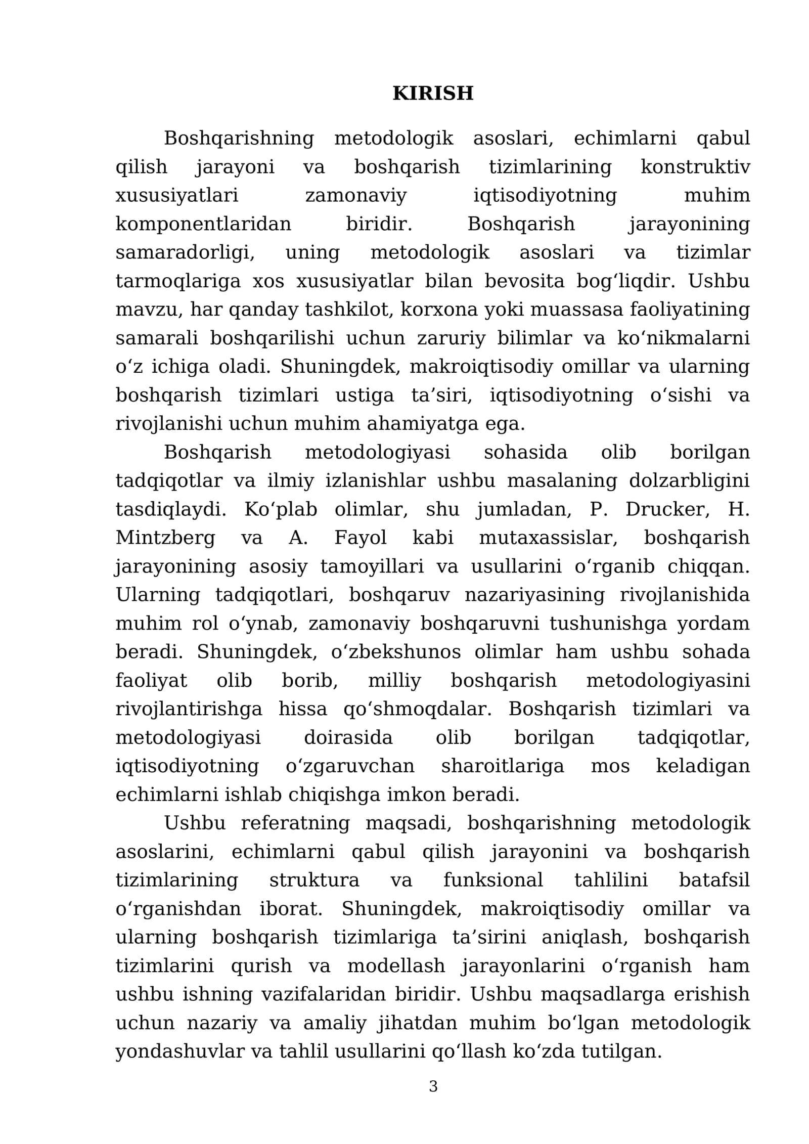 Boshqarishning metodologik asoslari 3