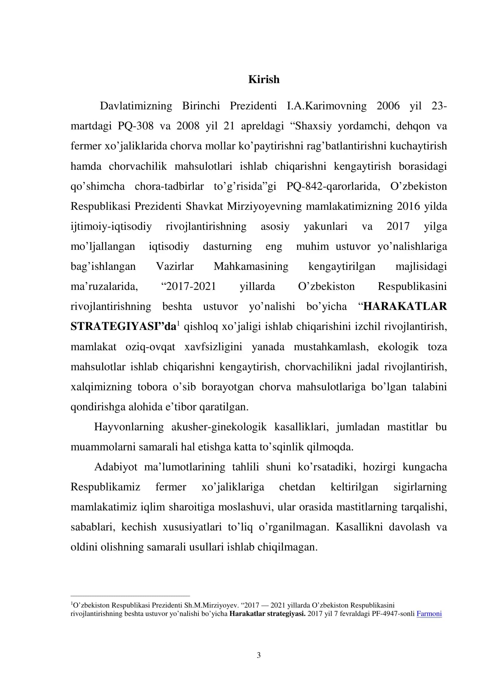 Sog’indan chiqarilgan sigirlarda moddalar almashinuvi darajasi kartogrammasi 3