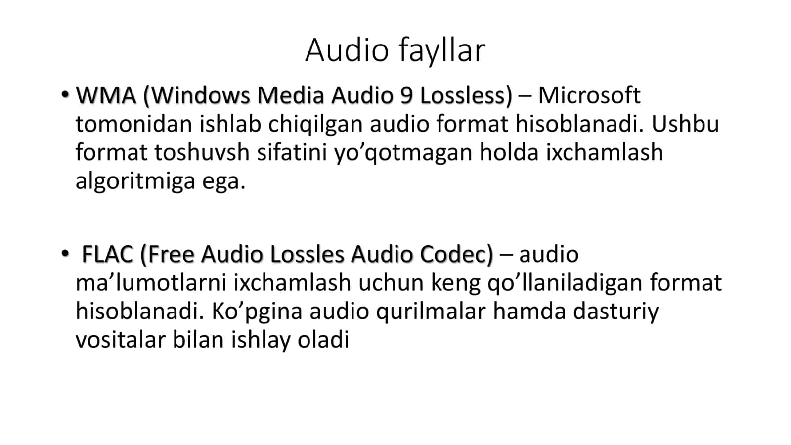 Multimedianing uch tashkil etuvchisi 3