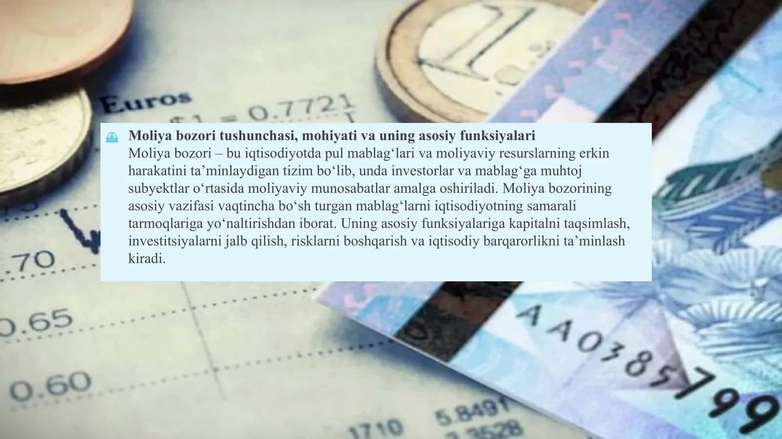O‘zbekiston moliya bozorini rivojlantirish istiqbollari 3