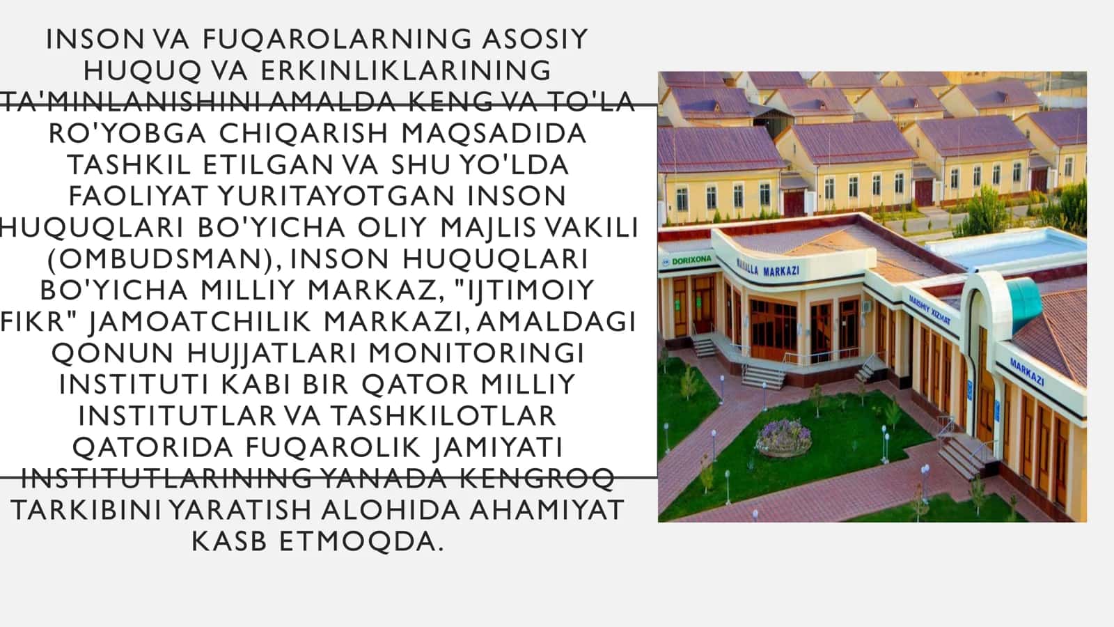 Mustaqillik yillari Oʻzbekistonda Mahalla -fuqarolik jamiyati instituti sifatida faoliyati 3